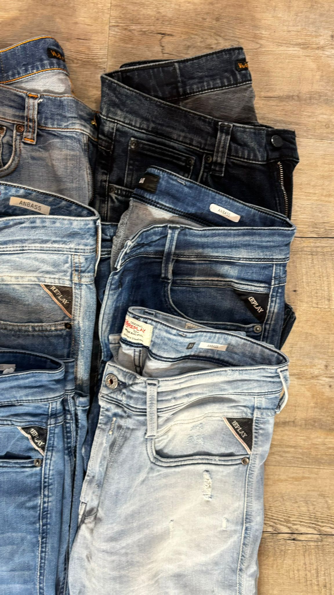 Replay Anbass & Nudie Jeans Bulk x6