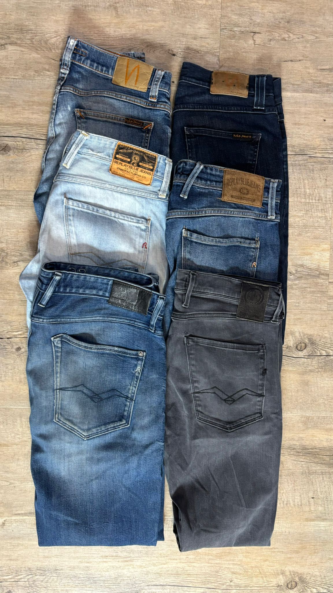 Replay Anbass & Nudie Jeans Bulk x6
