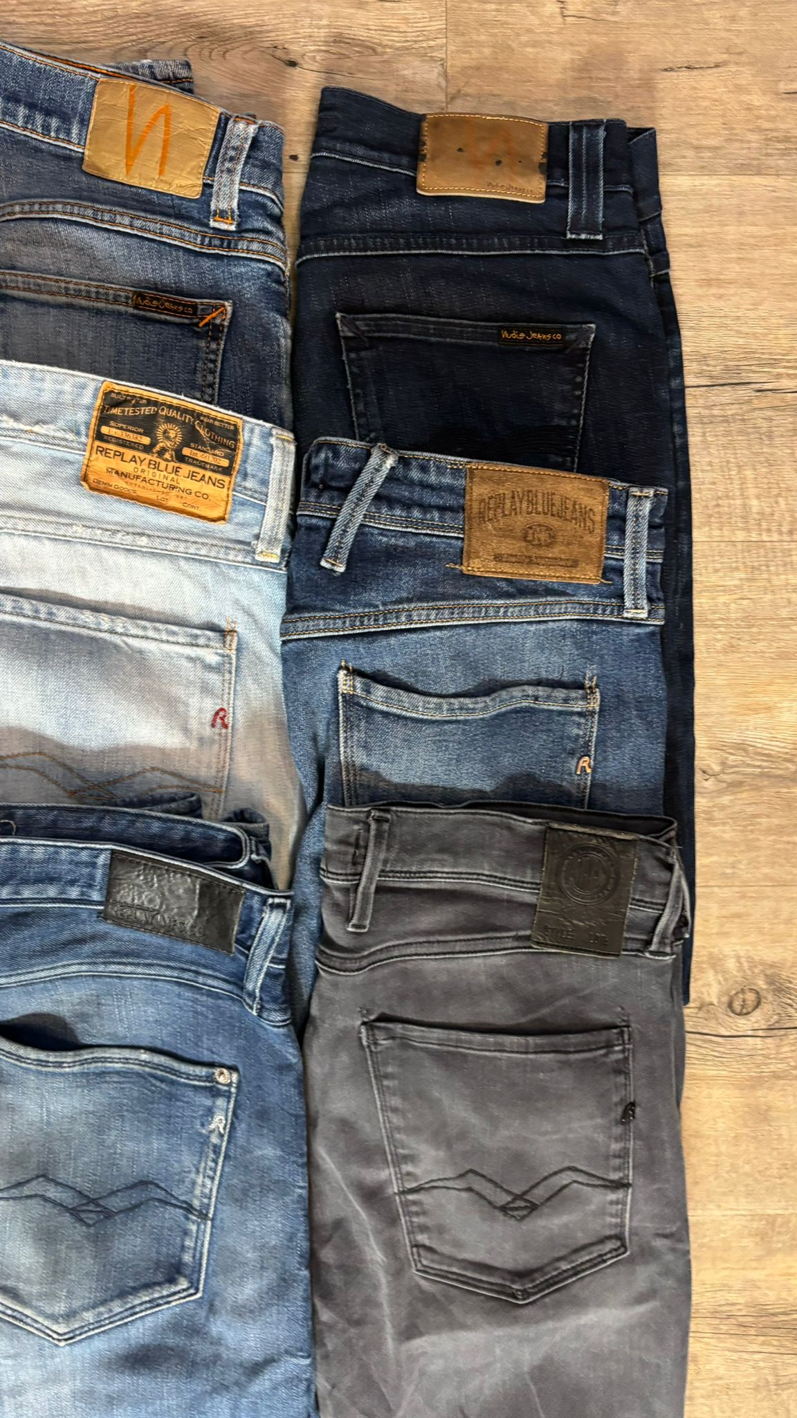 Replay Anbass & Nudie Jeans Bulk x6