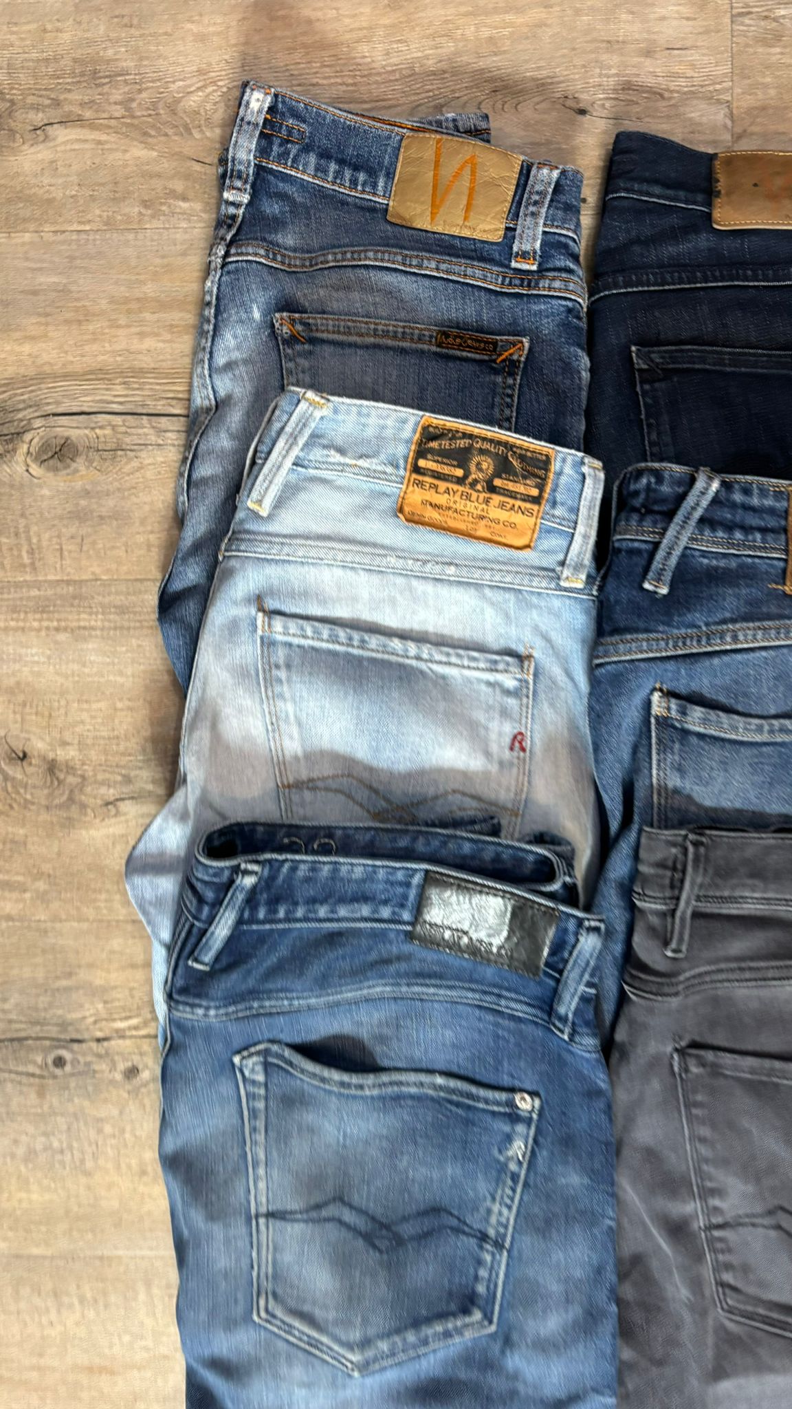 Replay Anbass & Nudie Jeans Bulk x6