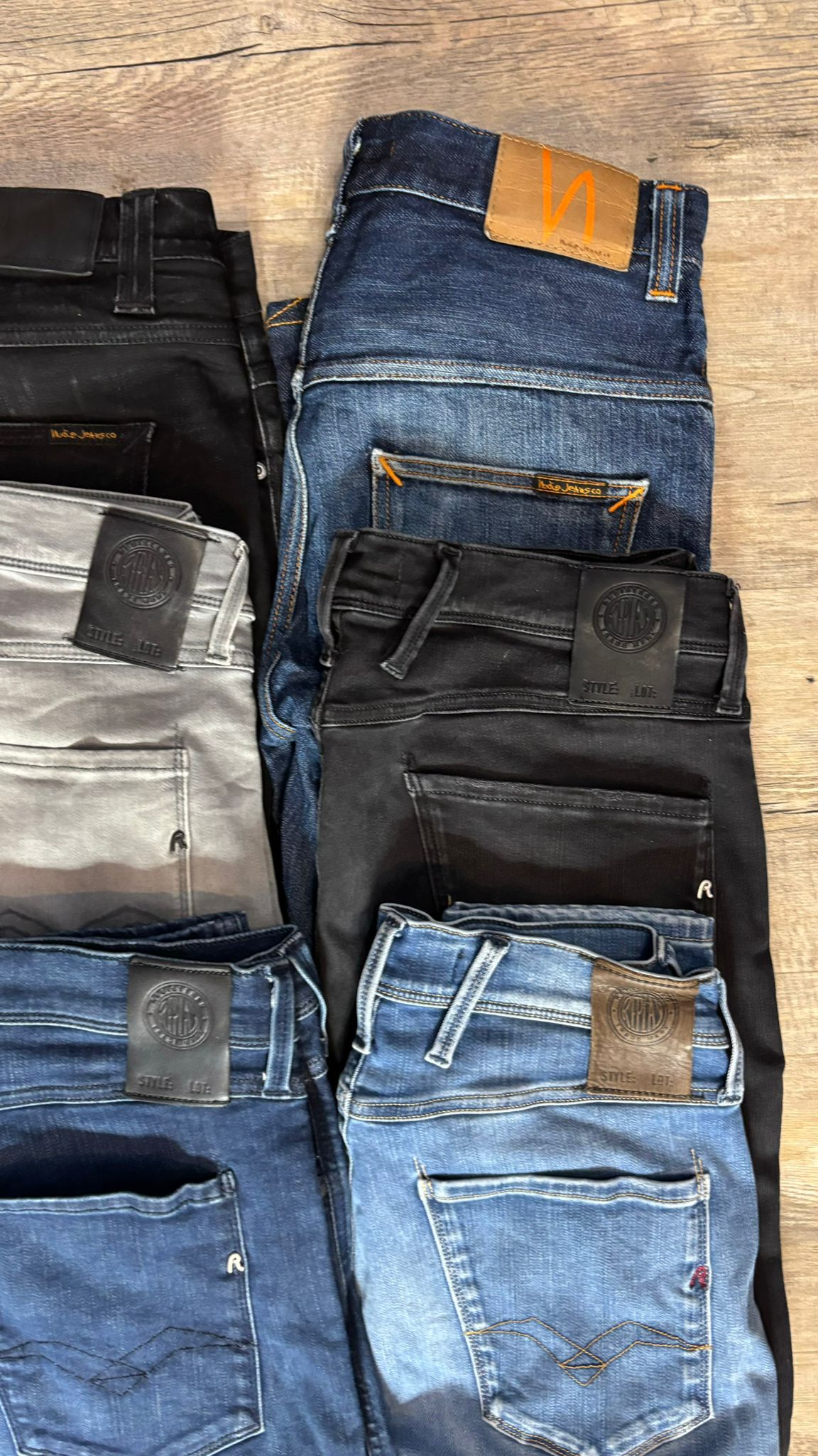 Replay Anbass & Nudie Jeans Bulk x6