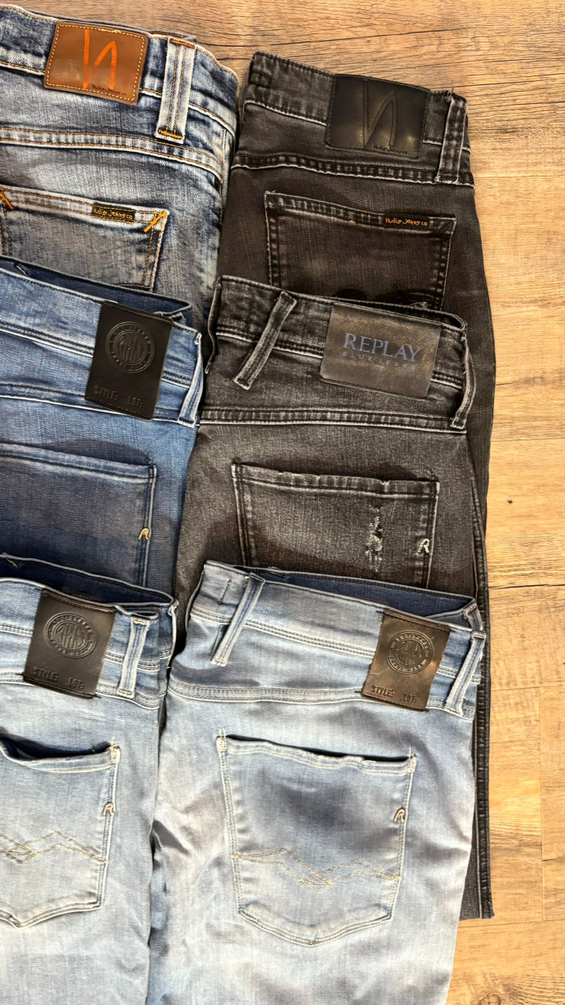 Replay Anbass & Nudie Jeans Bulk x6