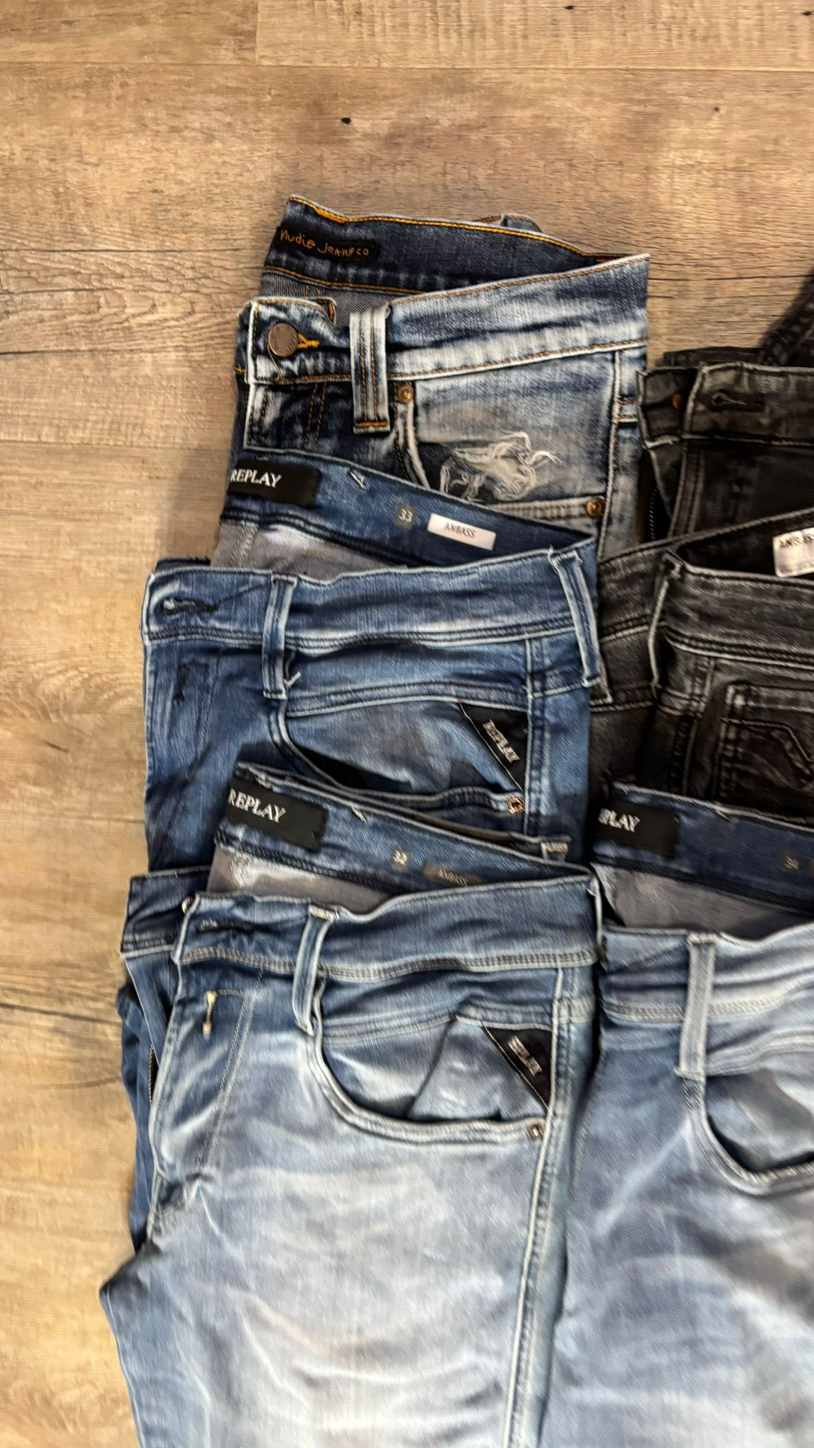 Replay Anbass & Nudie Jeans Bulk x6
