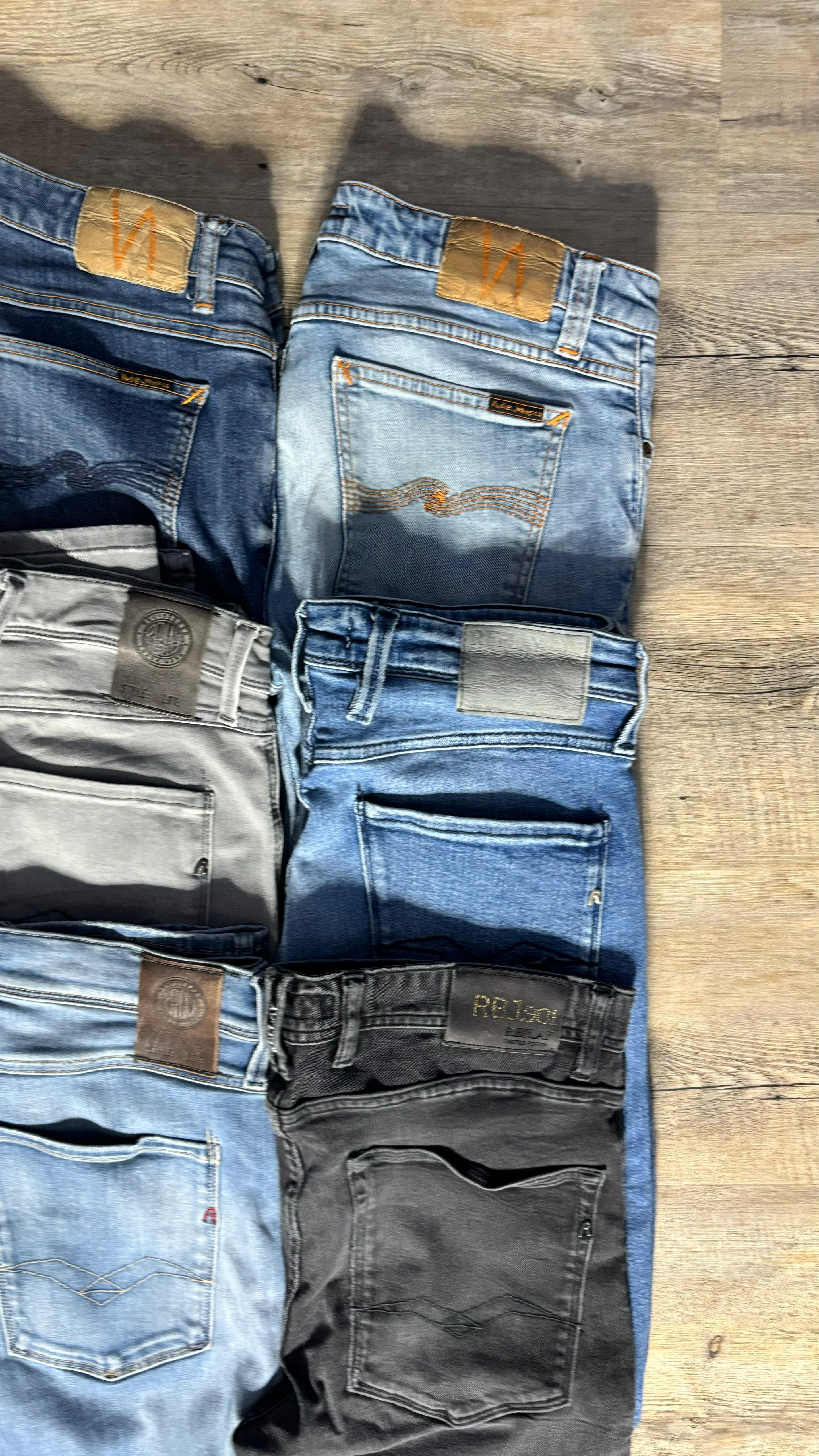 Replay Anbass & Nudie Jeans Bulk x6