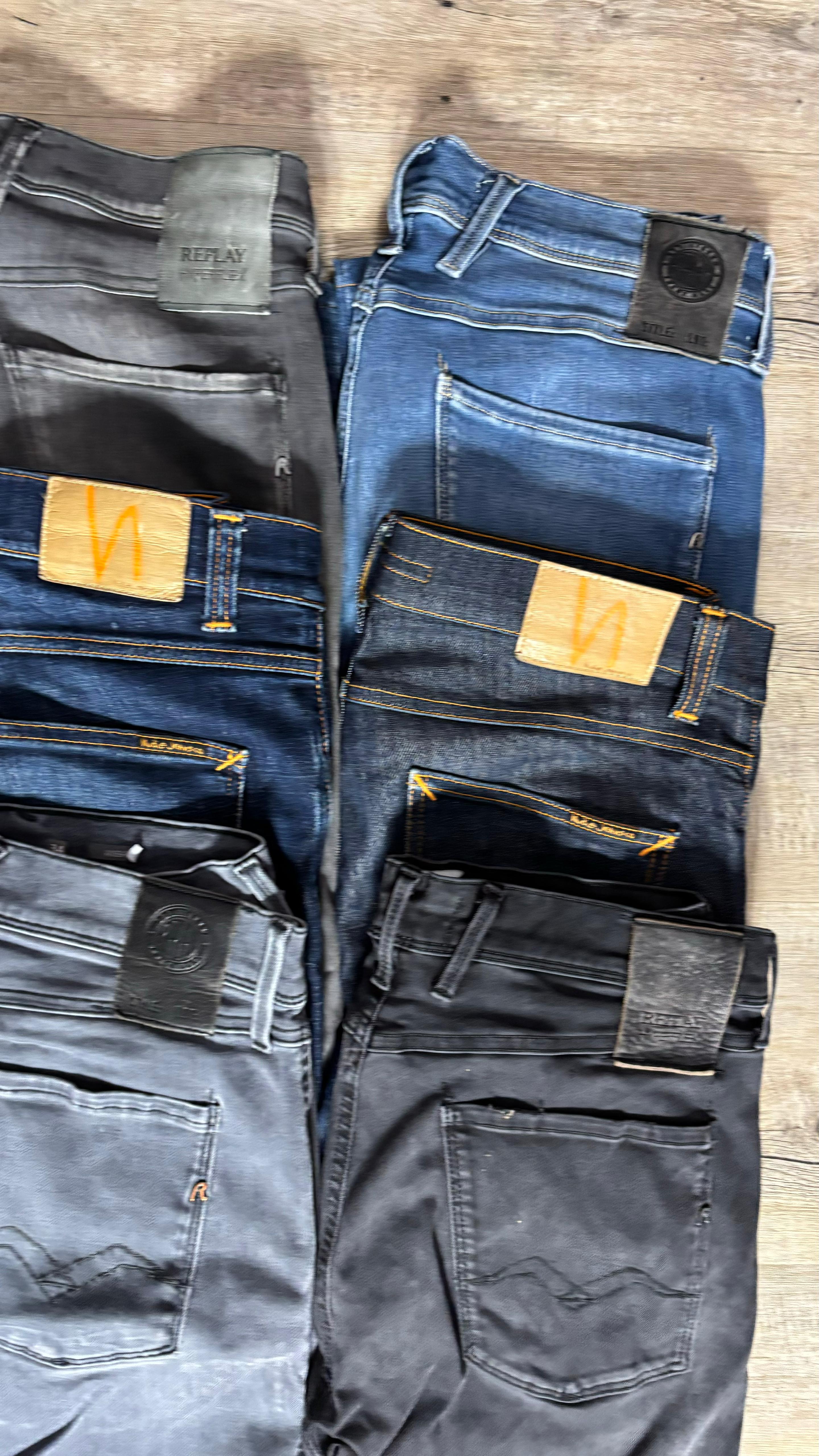 Replay Anbass & Nudie Jeans Bulk x6