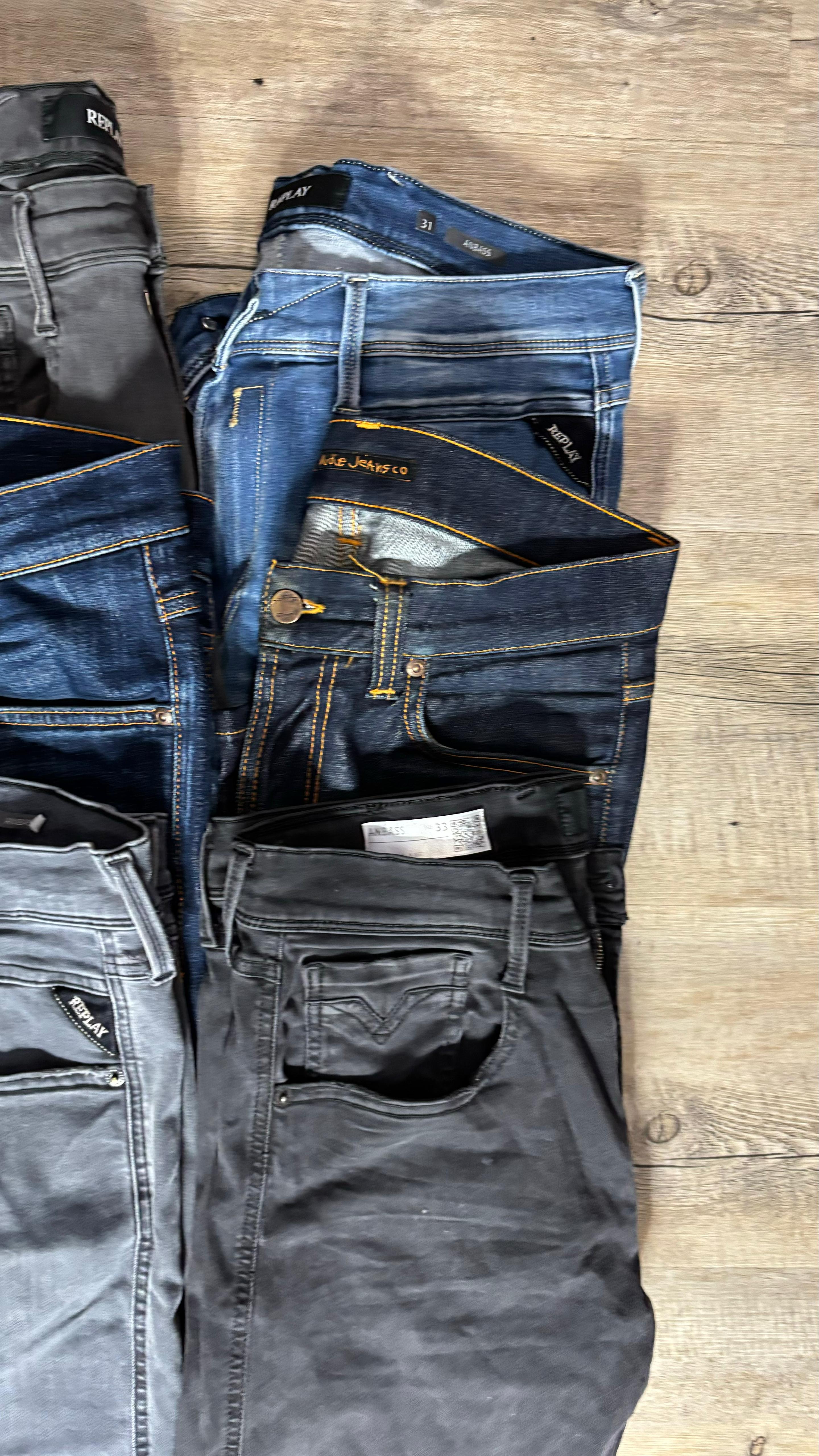 Replay Anbass & Nudie Jeans Bulk x6
