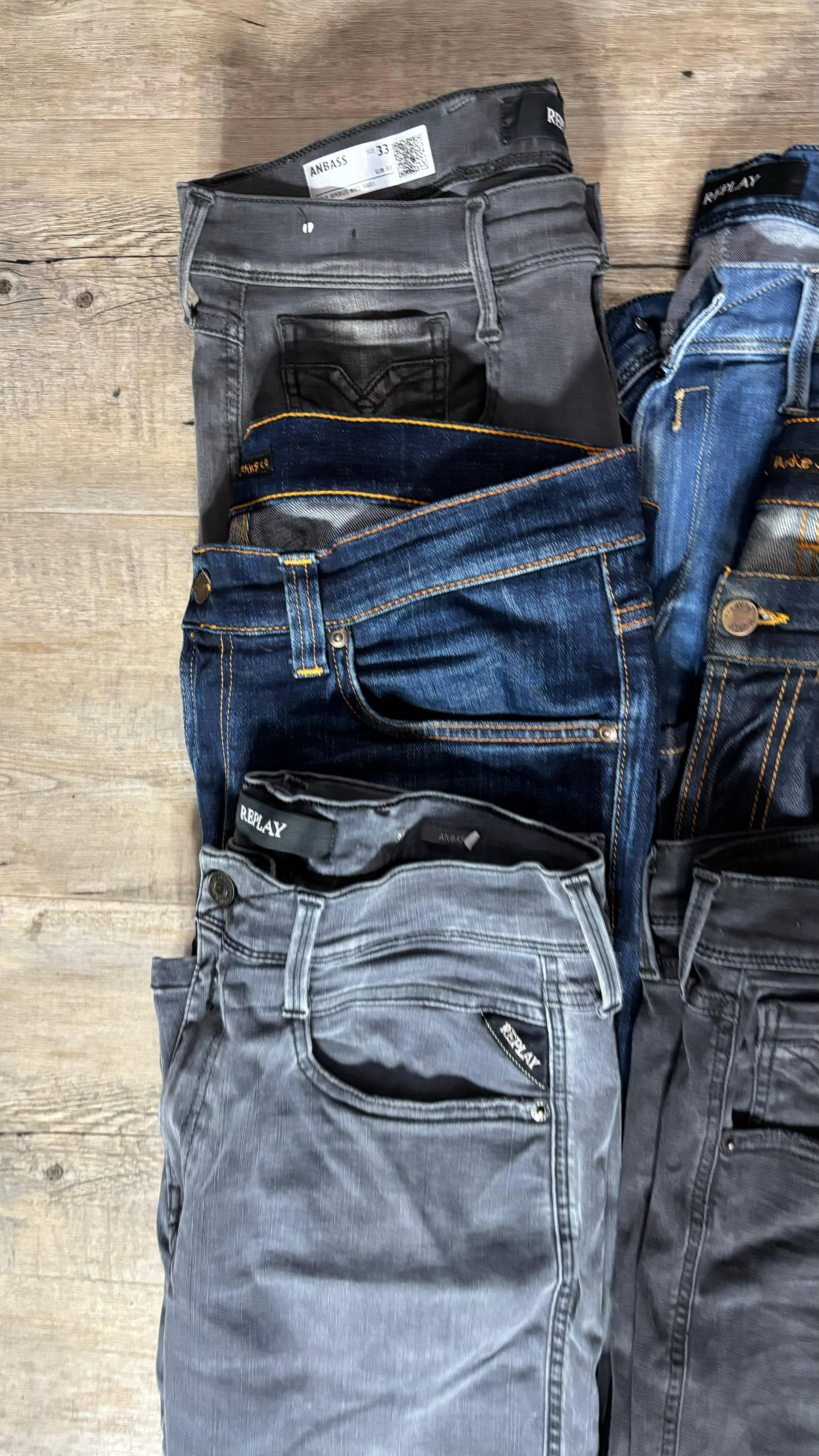 Replay Anbass & Nudie Jeans Bulk x6