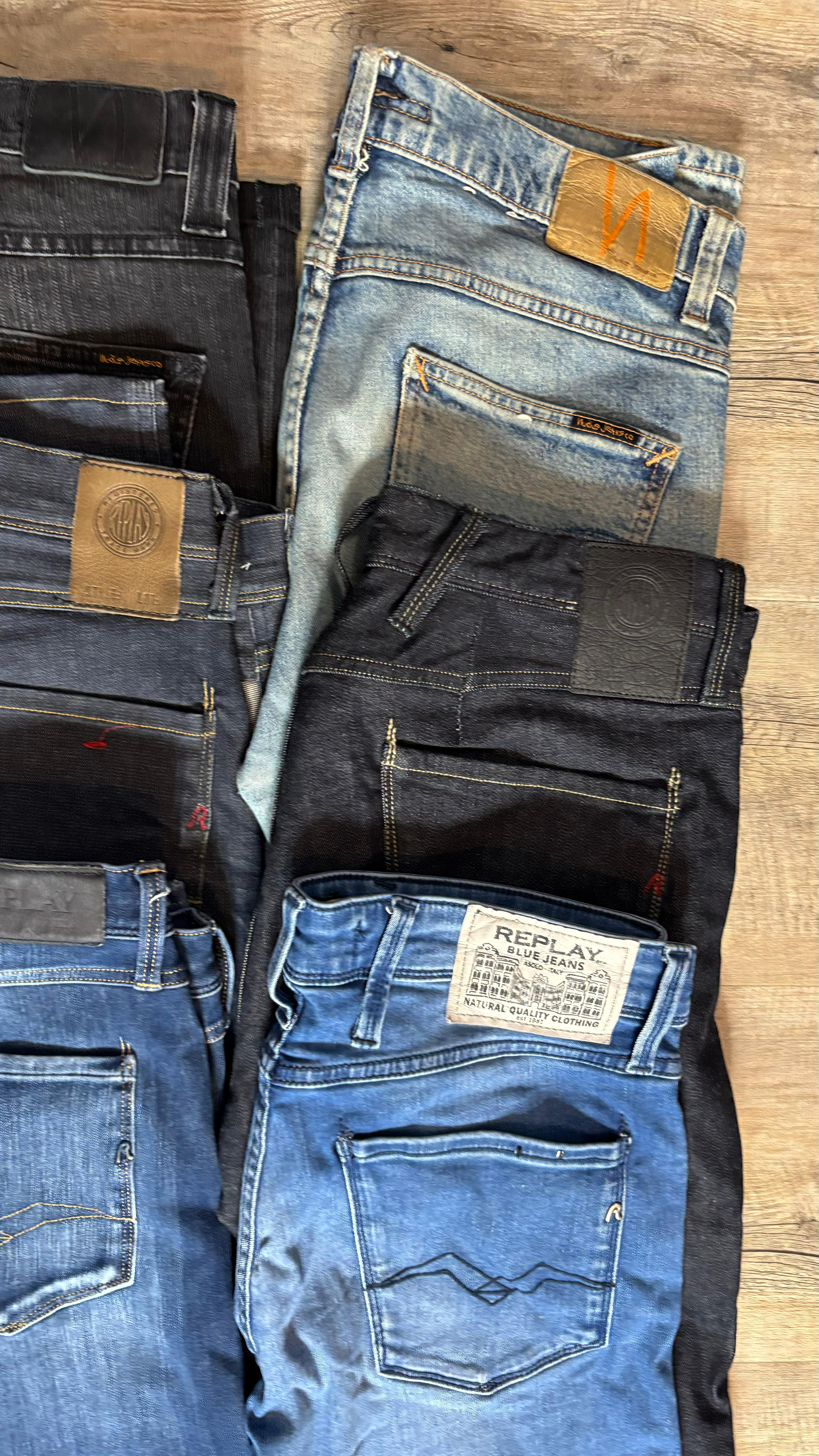 Replay Anbass & Nudie Jeans Bulk x6