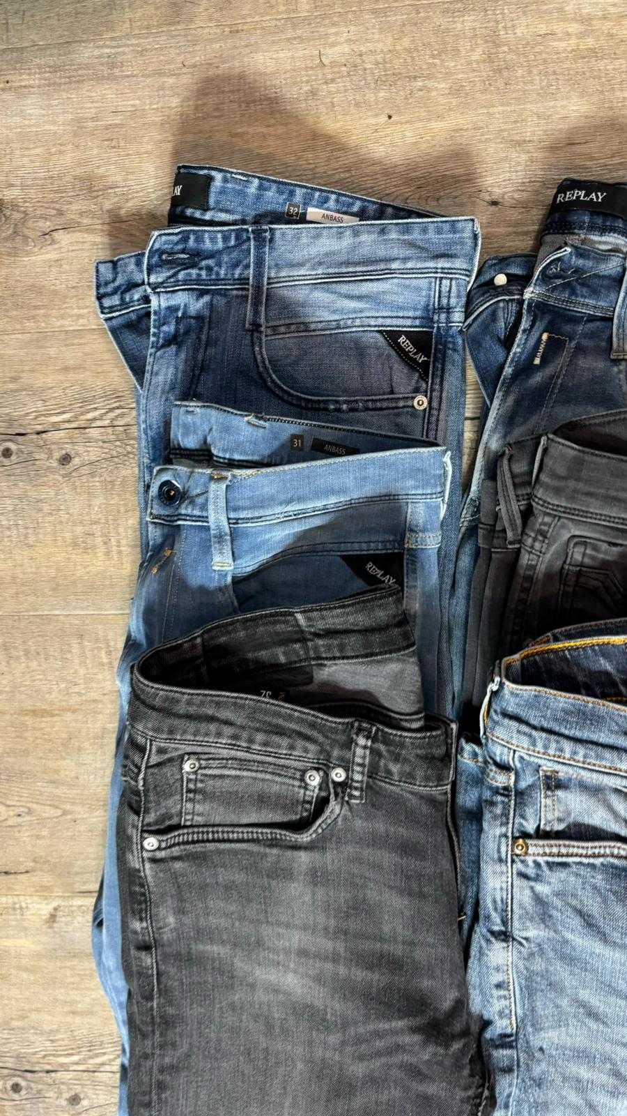 Replay Anbass & Nuide Jeans Bulk x6