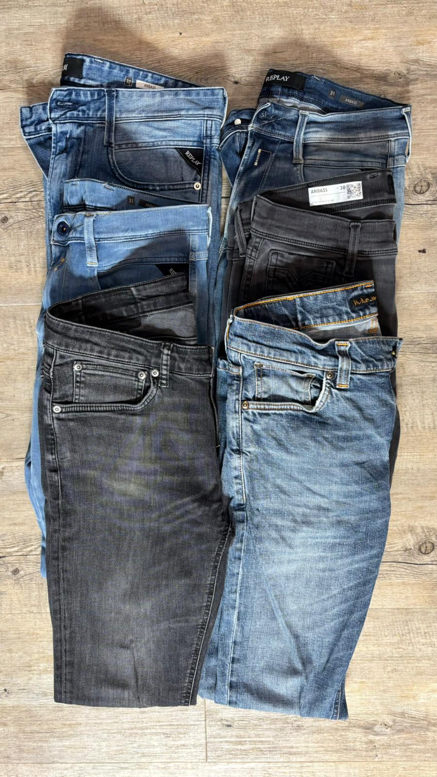 Replay Anbass & Nuide Jeans Bulk x6