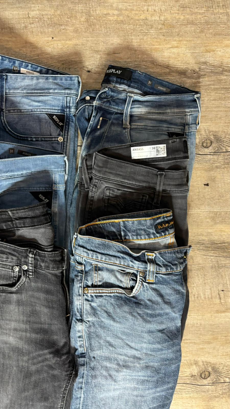 Replay Anbass & Nuide Jeans Bulk x6