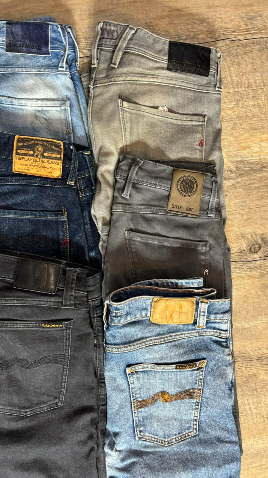 Replay Anbass & Nudie Jeans Bulk x6