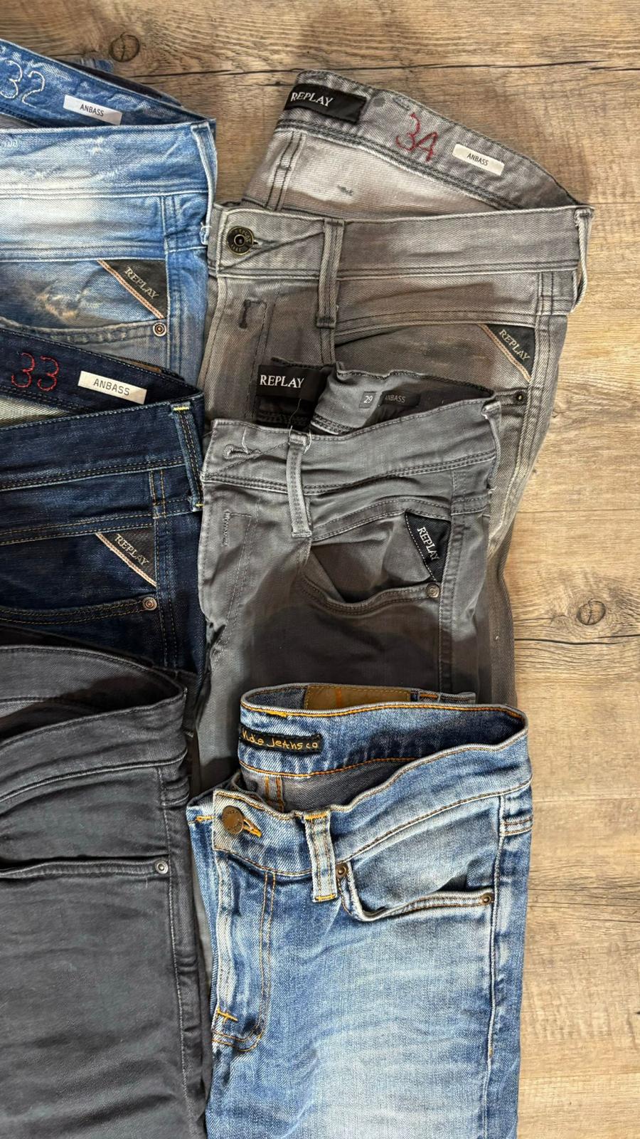 Replay Anbass & Nudie Jeans Bulk x6