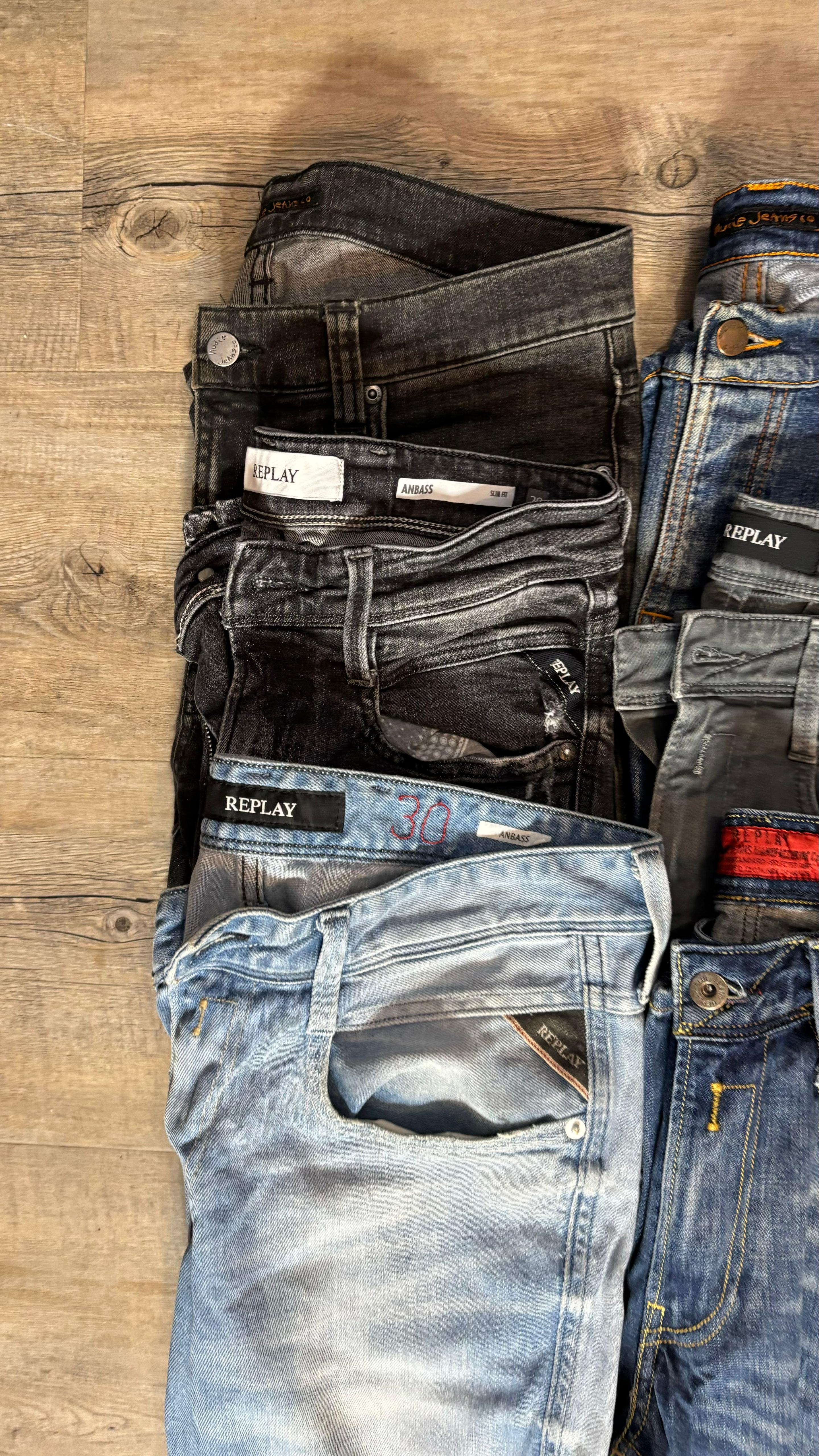 Replay Anbass & Nudie Jeans Bulk x6