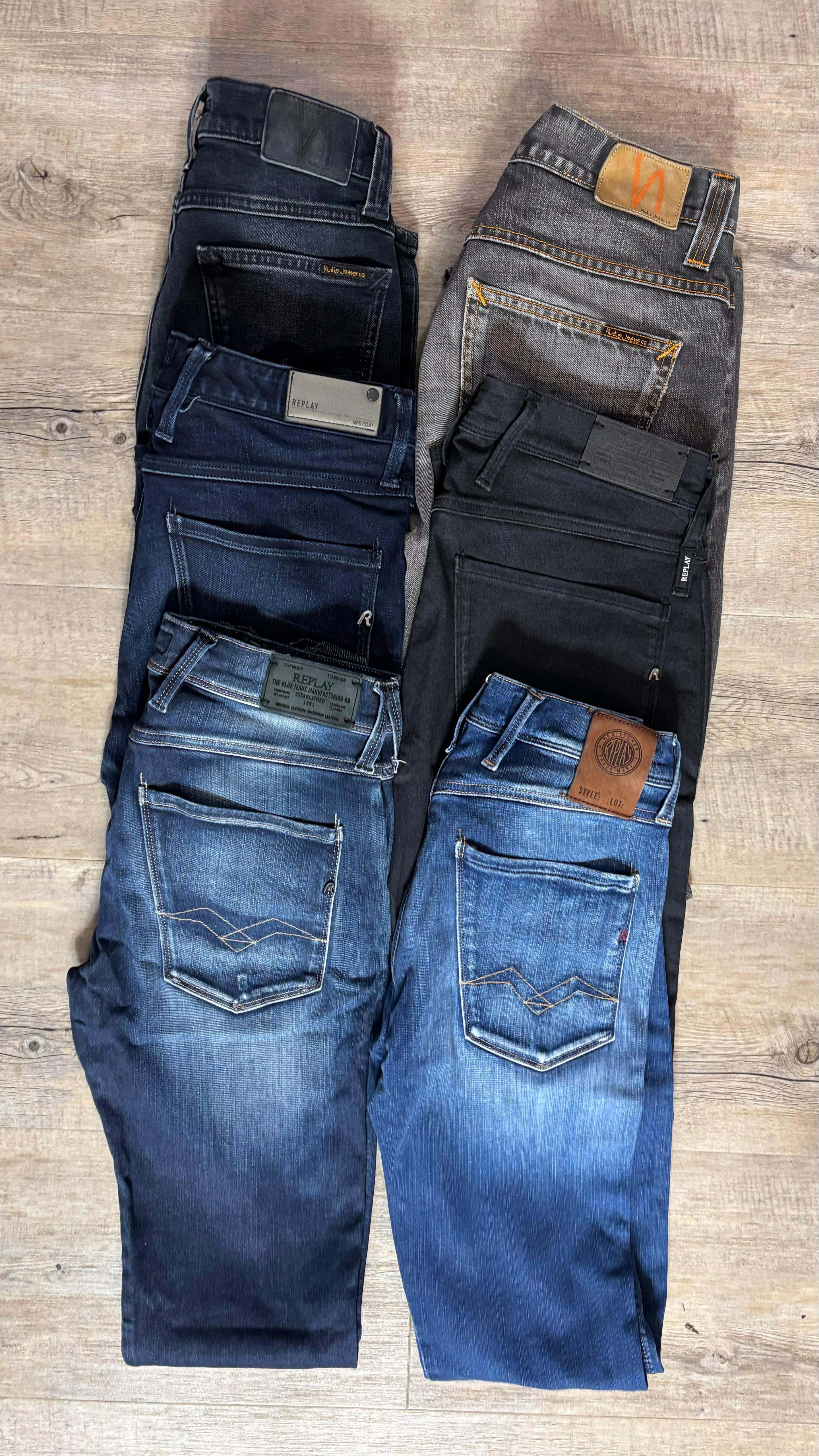 Replay Anbass & Nudie Jeans Bulk x6