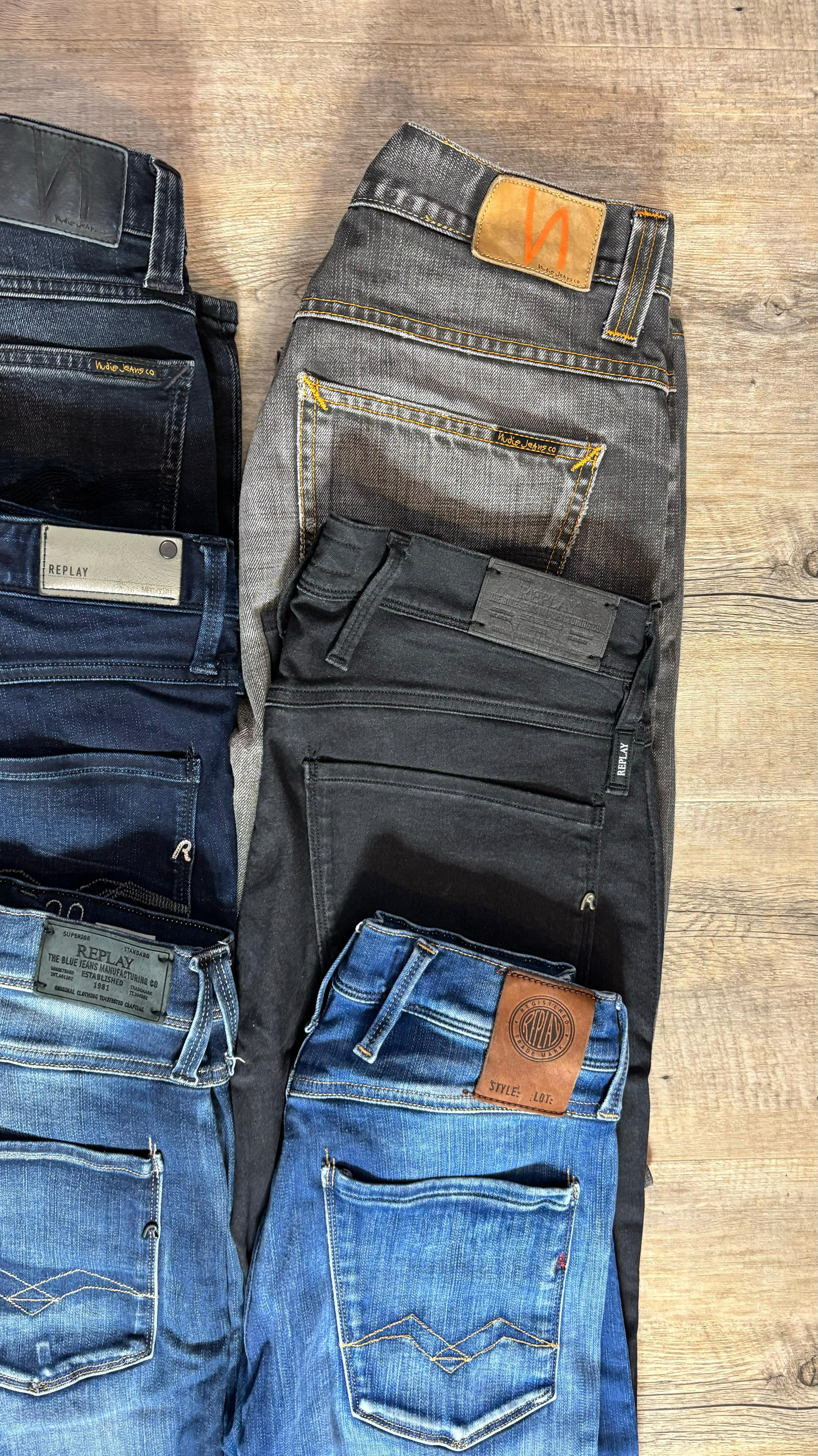 Replay Anbass & Nudie Jeans Bulk x6