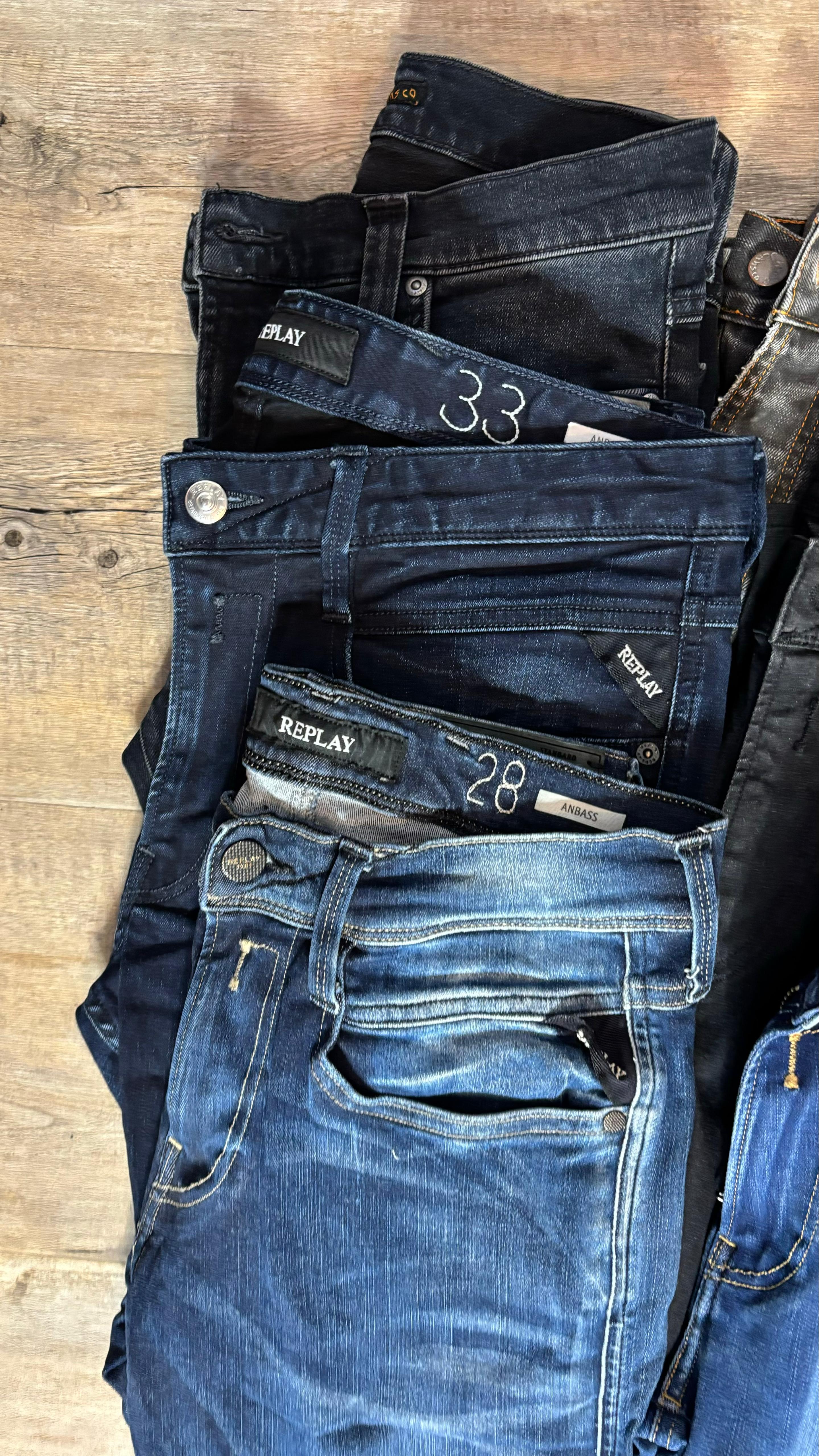 Replay Anbass & Nudie Jeans Bulk x6