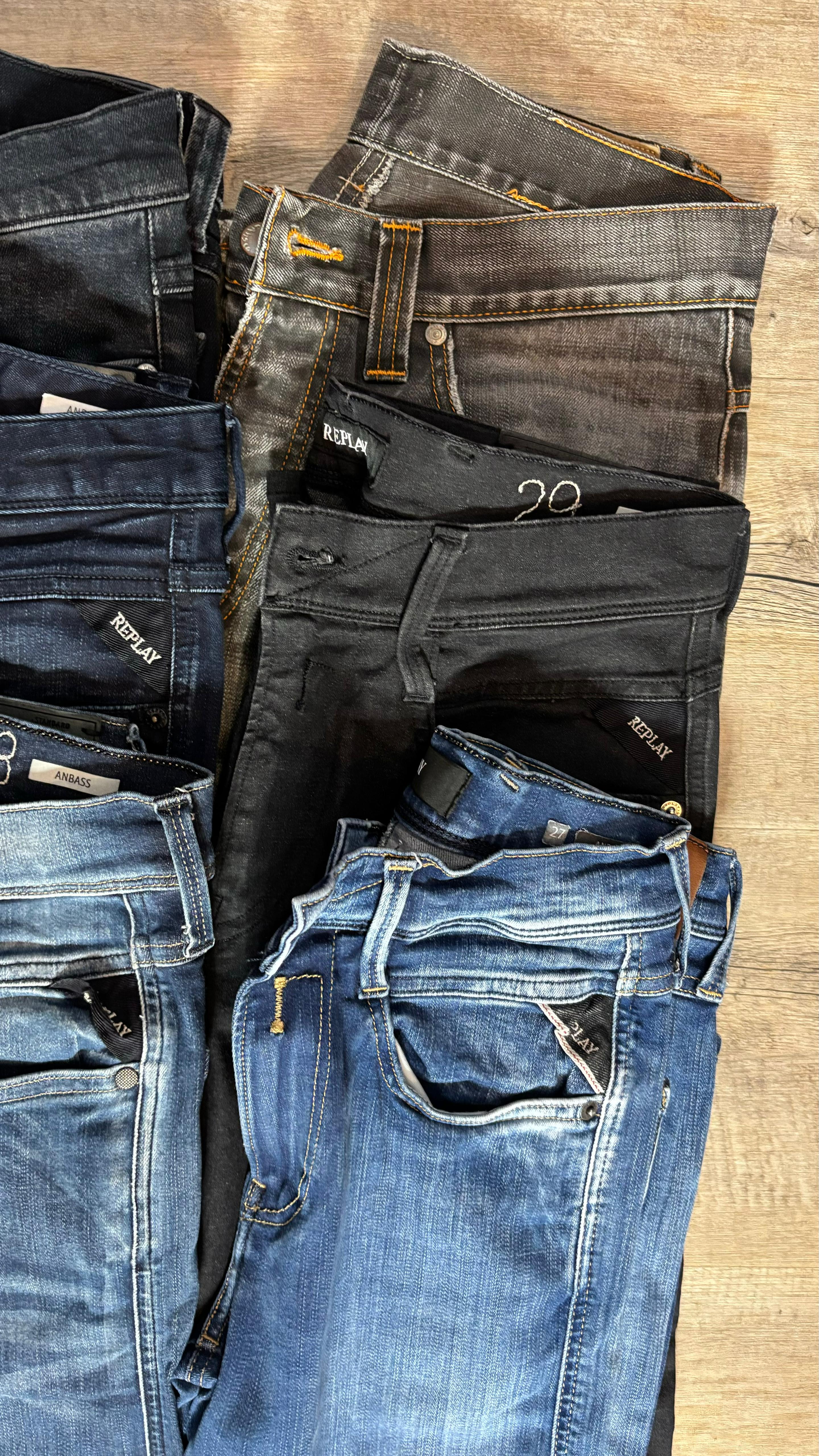 Replay Anbass & Nudie Jeans Bulk x6