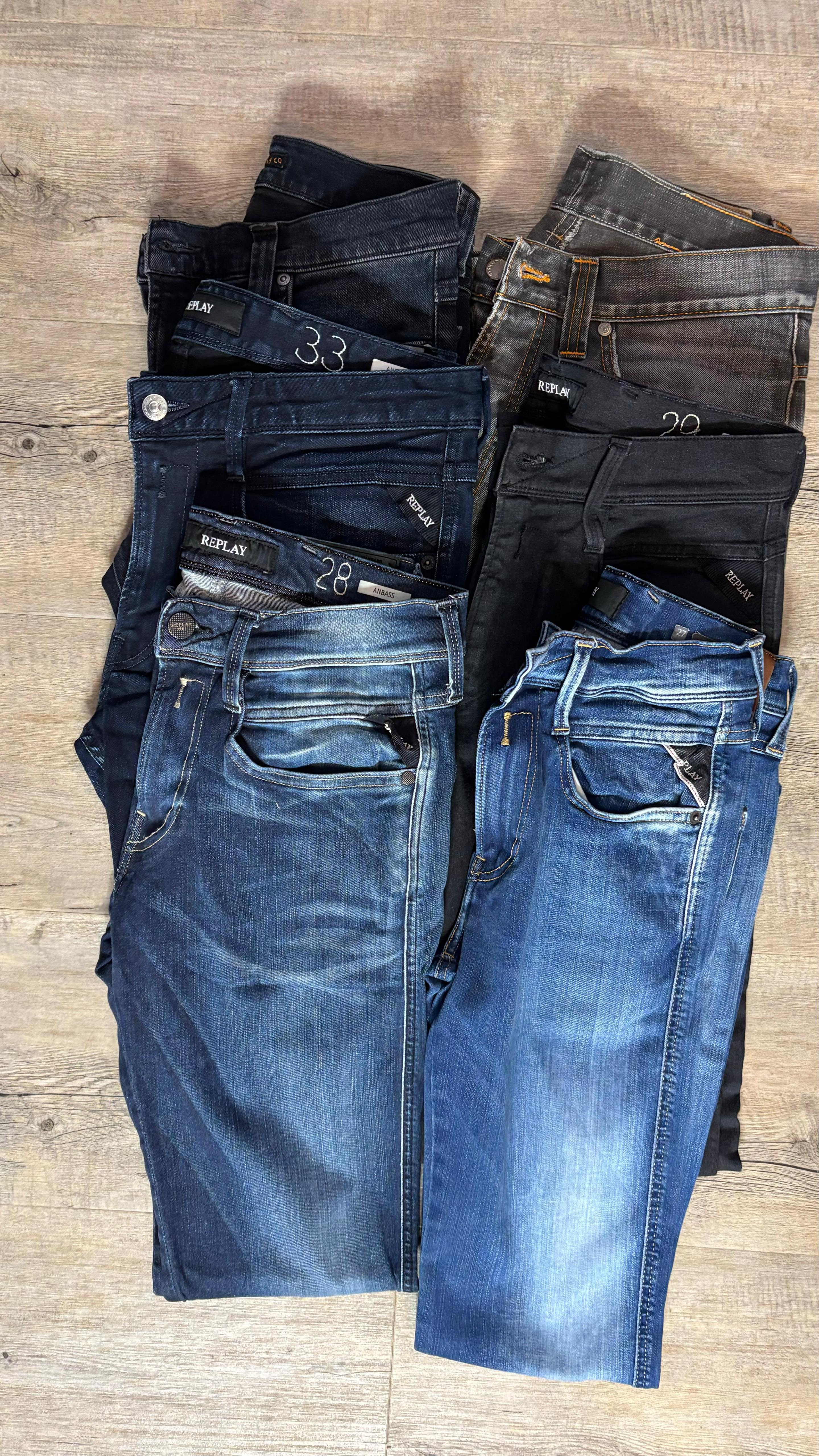 Replay Anbass & Nudie Jeans Bulk x6