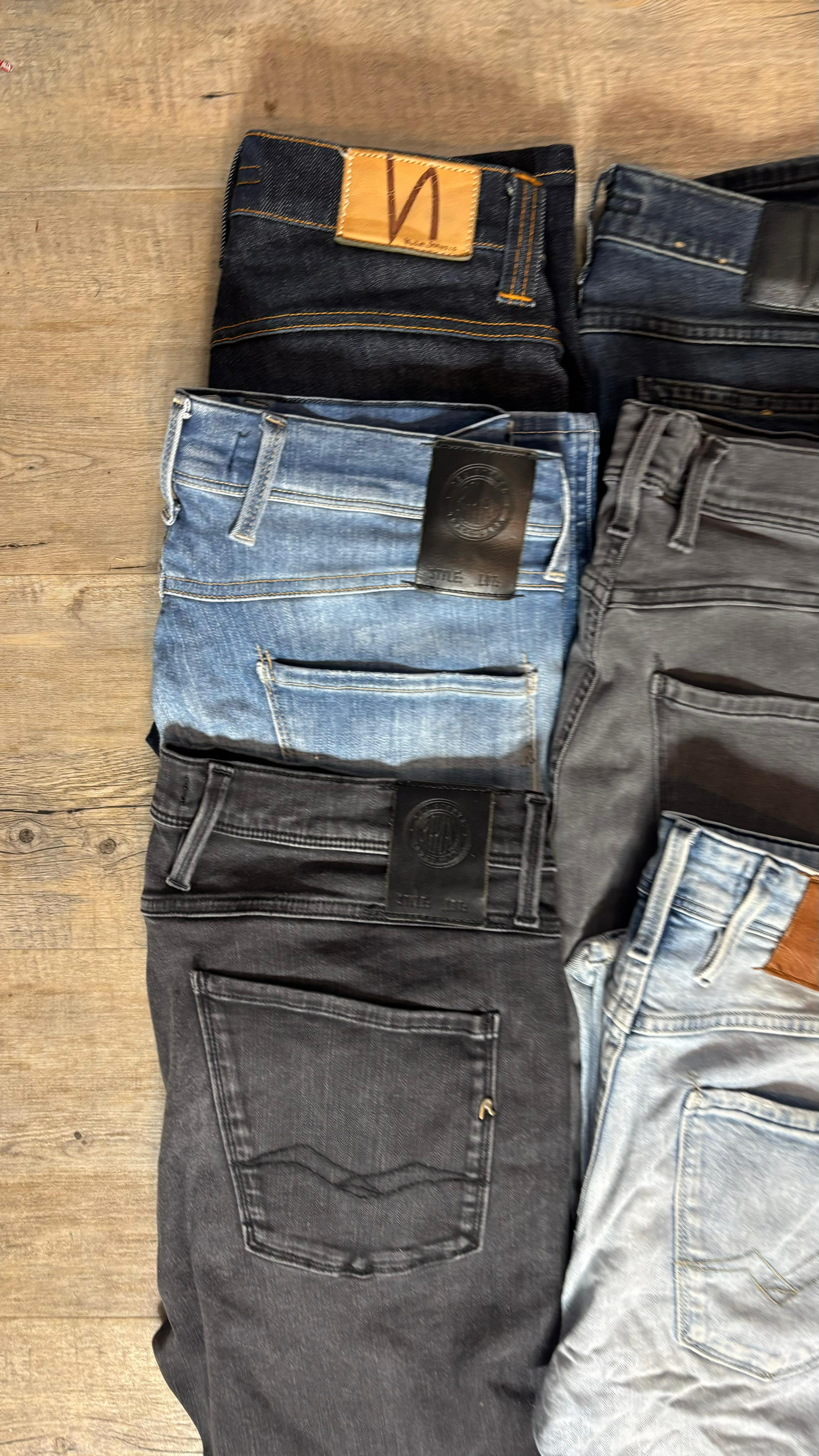 Replay Anbass & Nudie Jeans Bulk x6