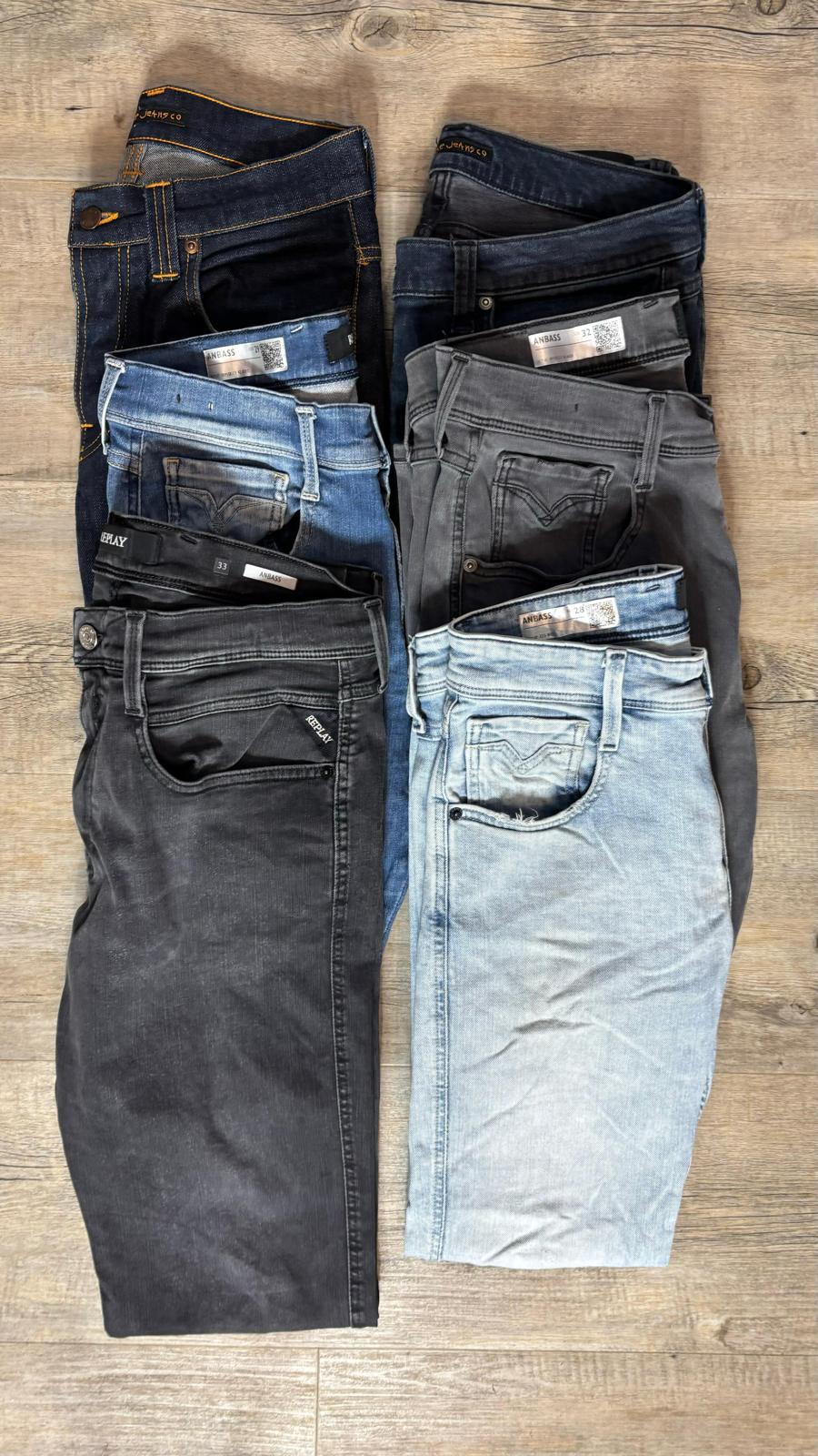 Replay Anbass & Nudie Jeans Bulk x6