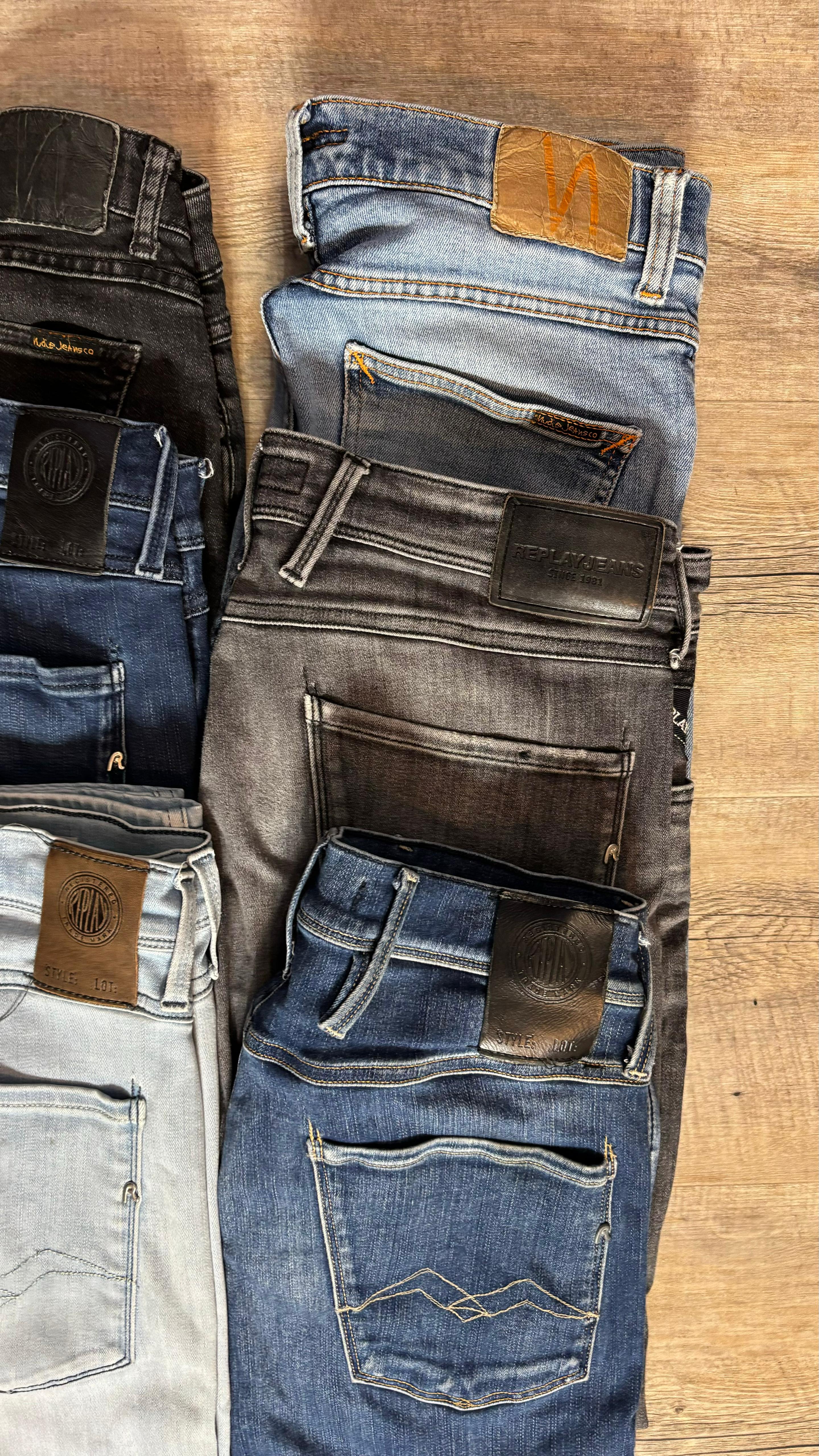 Replay Anbass & Nudie Jeans Bulk x6