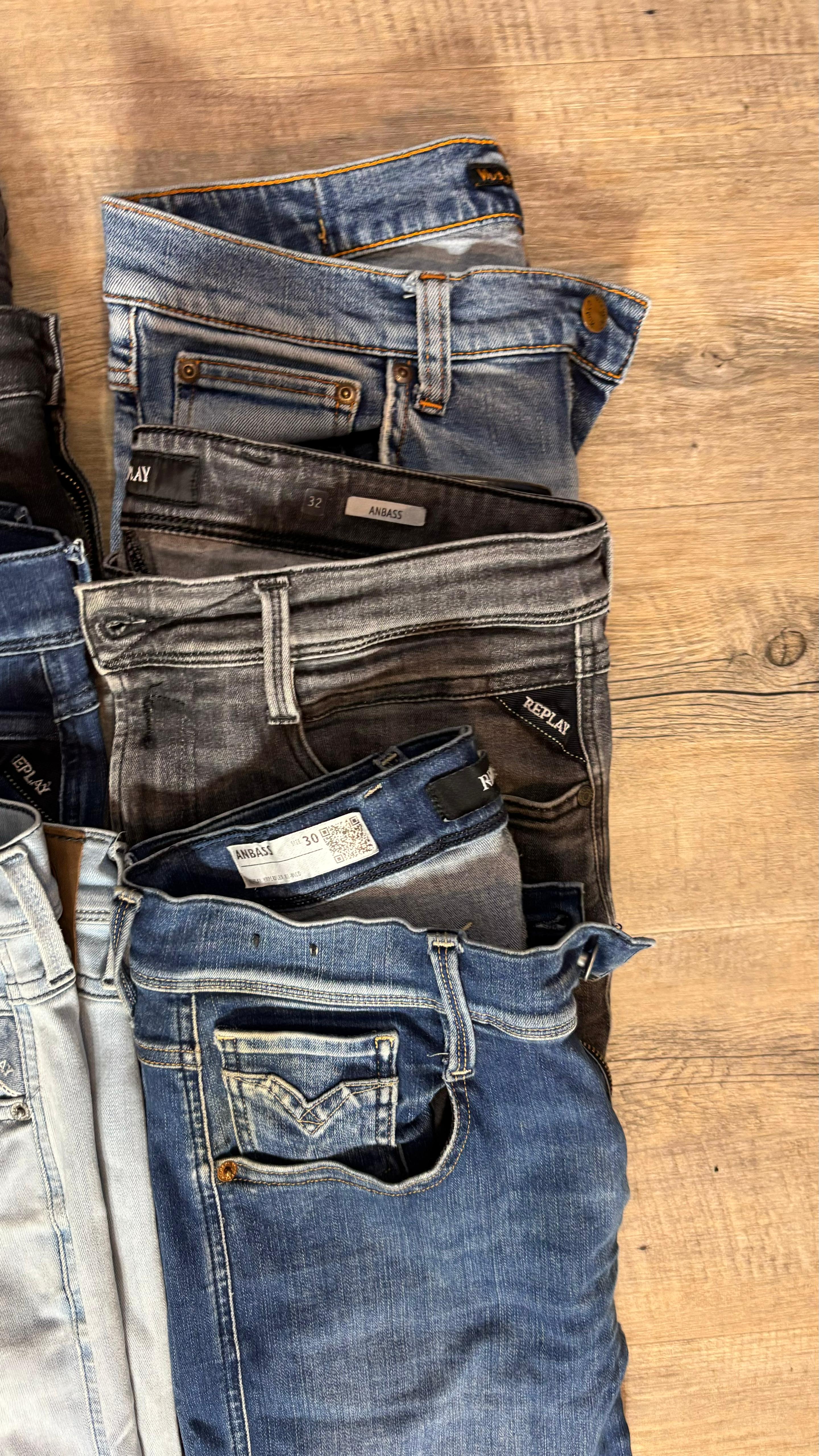 Replay Anbass & Nudie Jeans Bulk x6