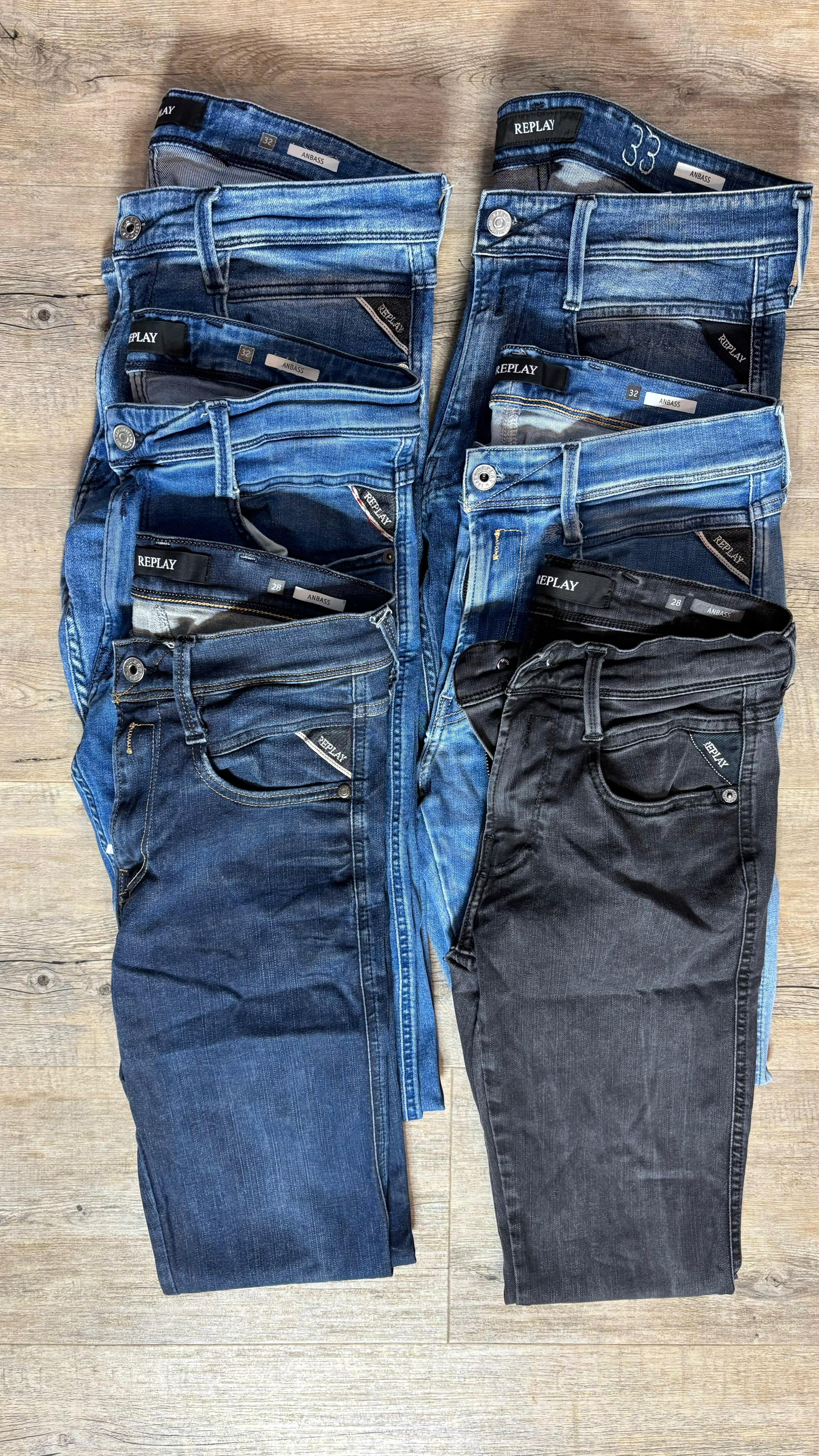 Replay Anbass Jeans Bulk x6