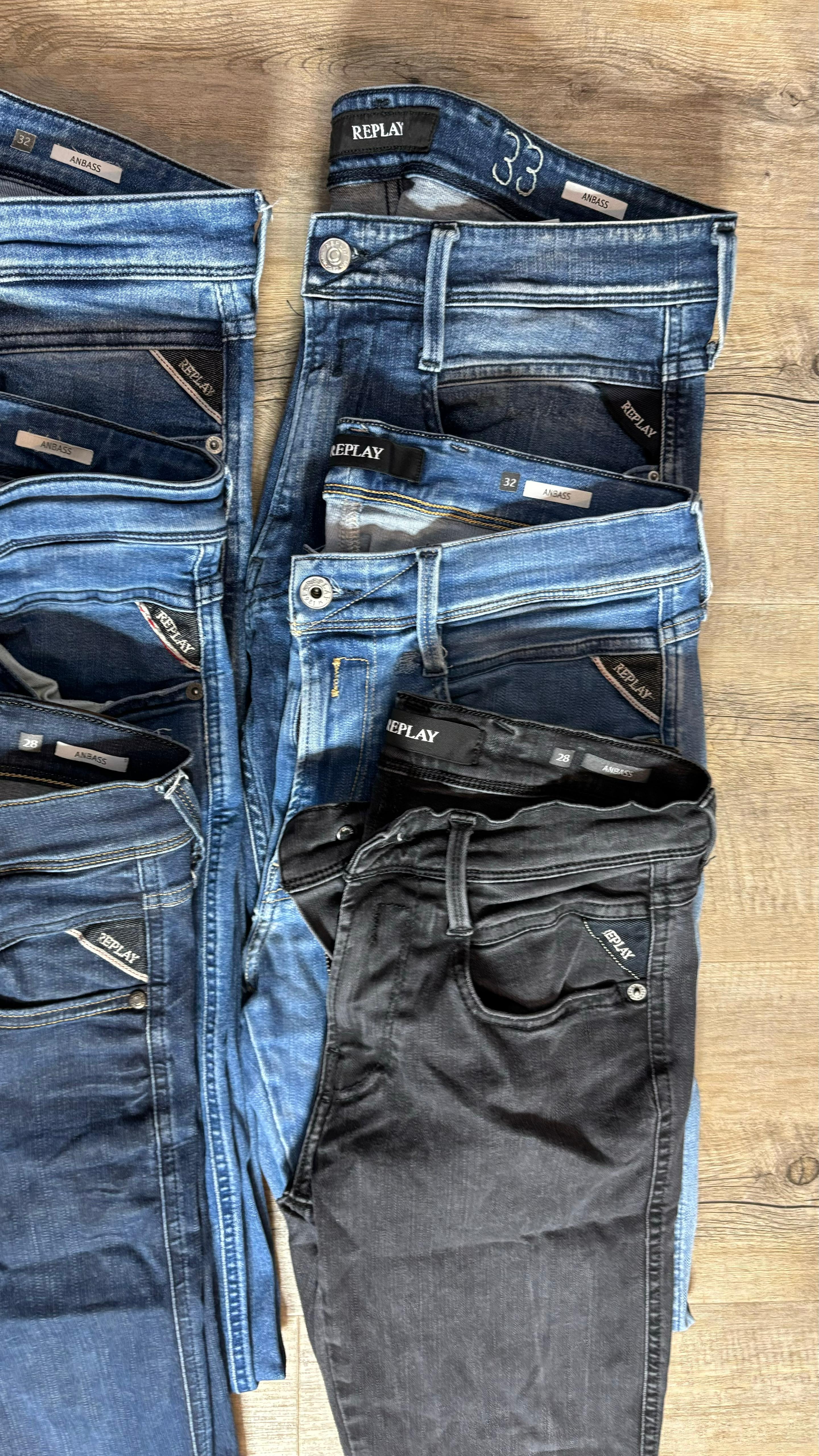 Replay Anbass Jeans Bulk x6