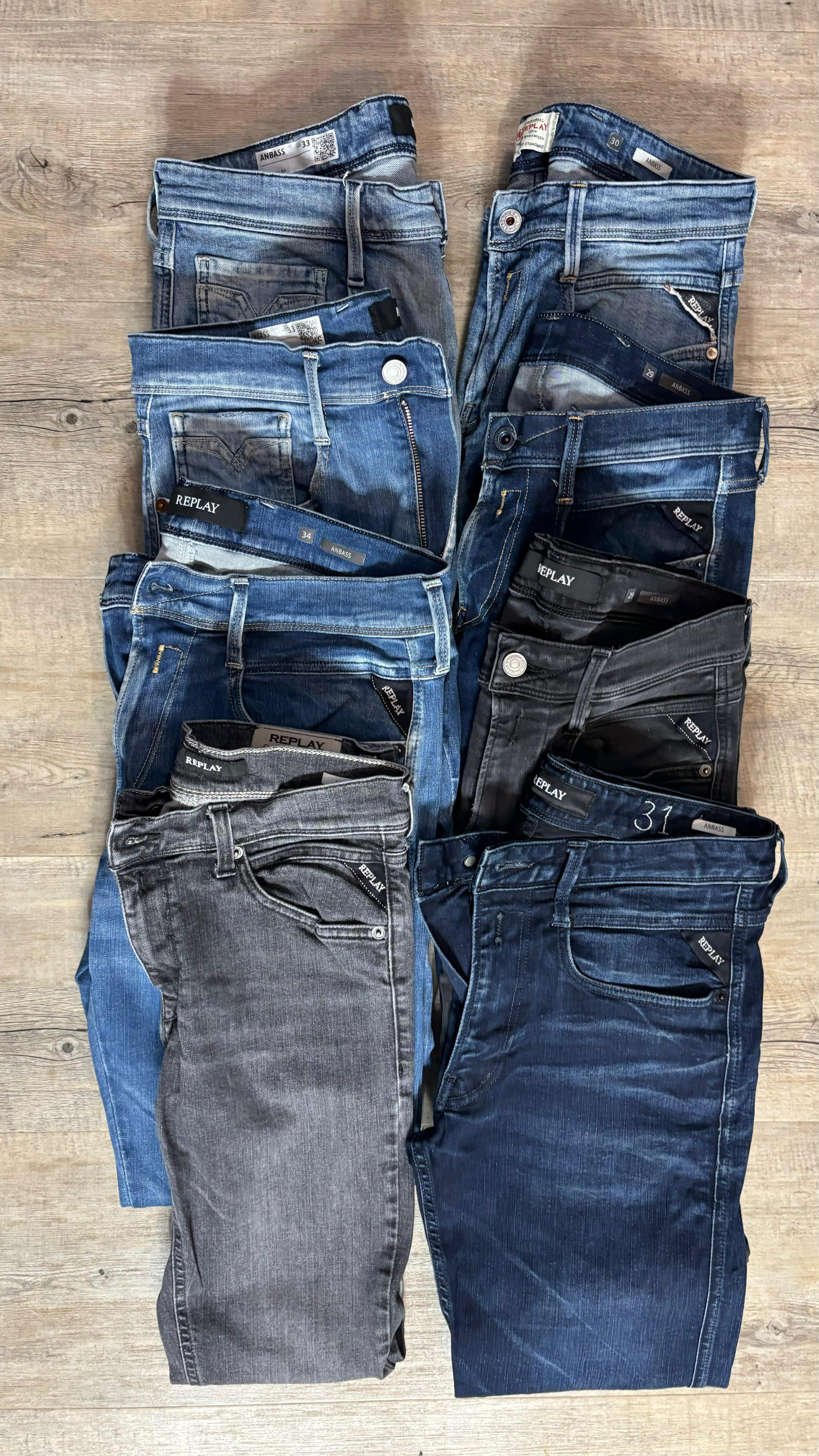 Replay Anbass Jeans Bulk x8