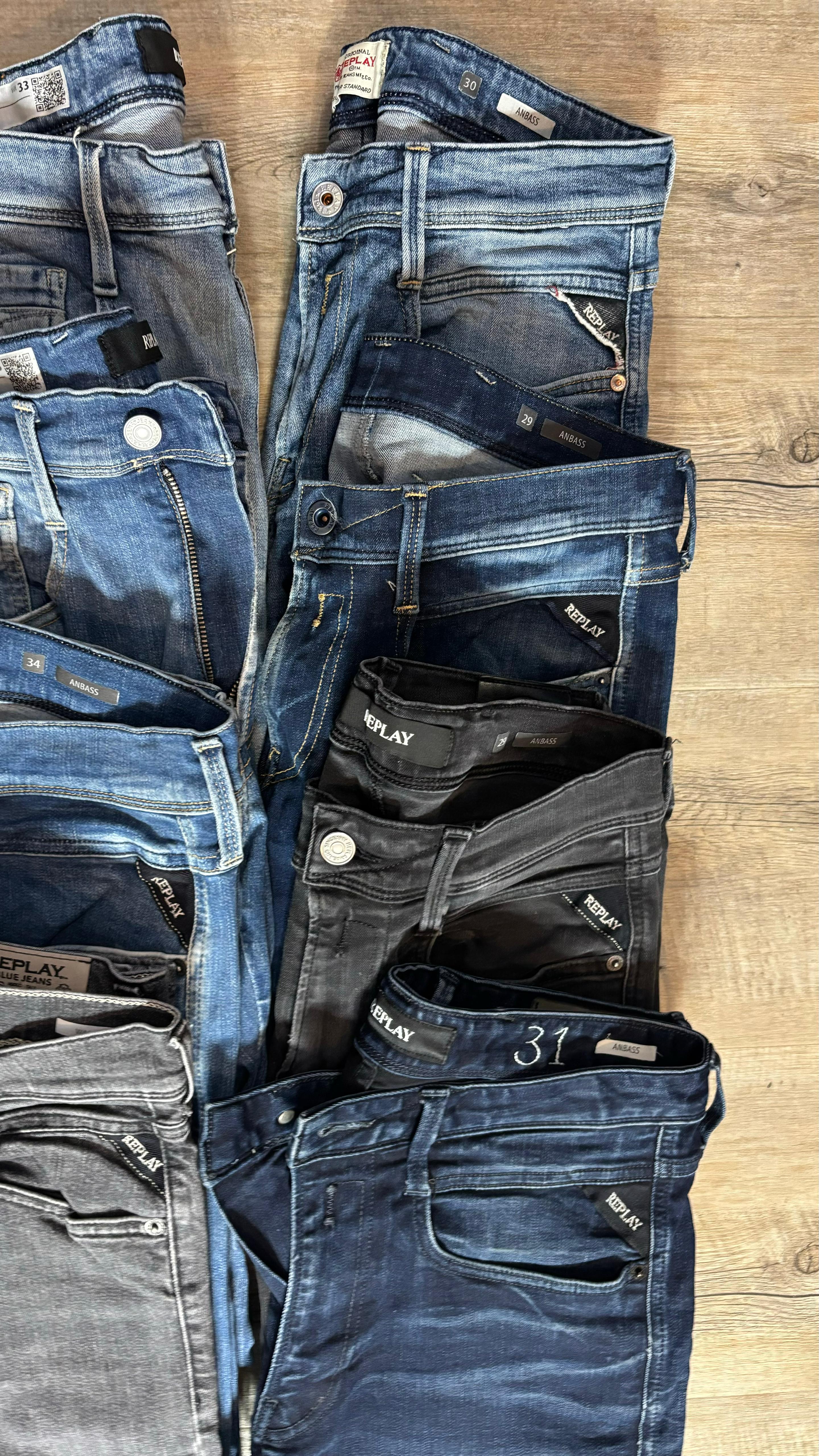 Replay Anbass Jeans Bulk x8