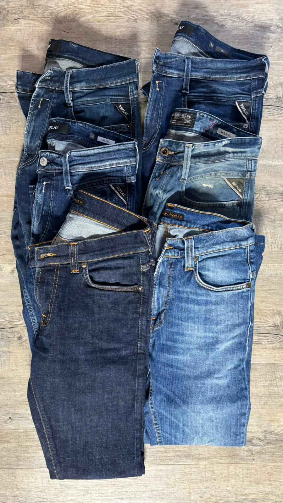 Replay Anbass & Nudie Jeans Bulk x6