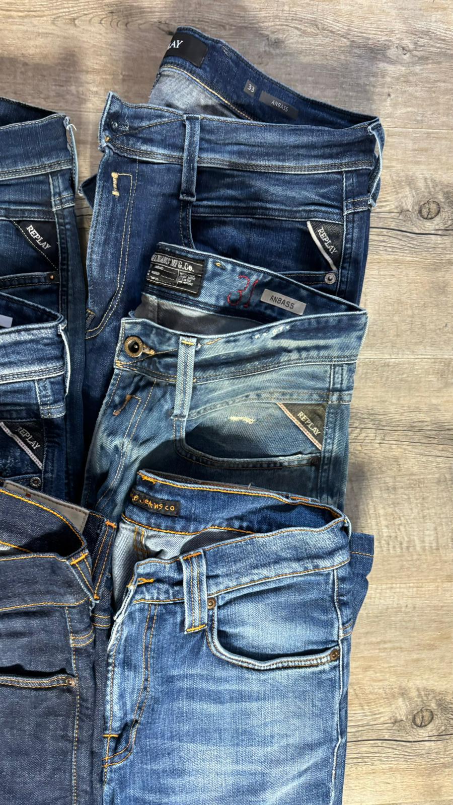 Replay Anbass & Nudie Jeans Bulk x6