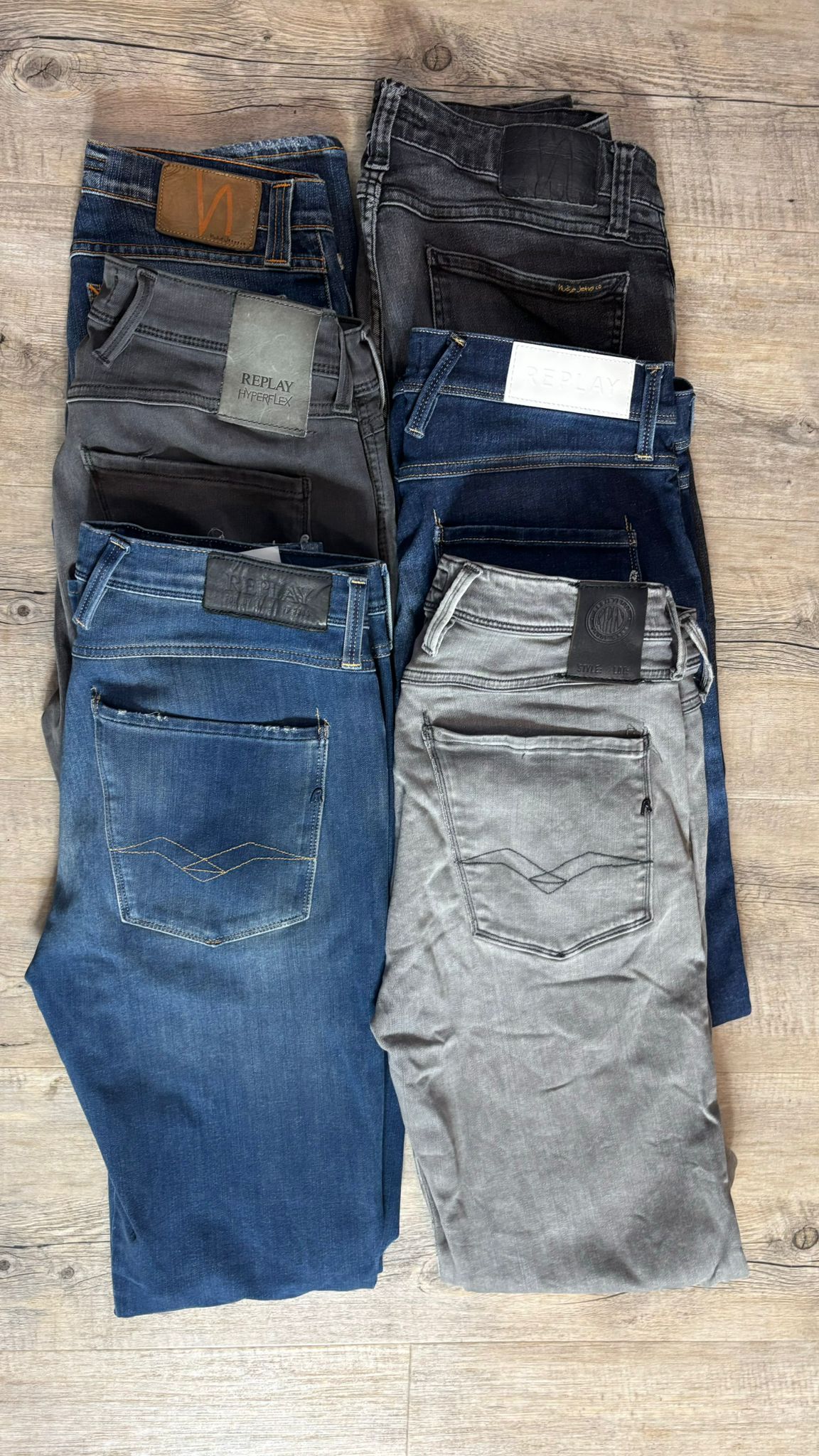 Replay Anbass & Nudie Jeans Bulk x6