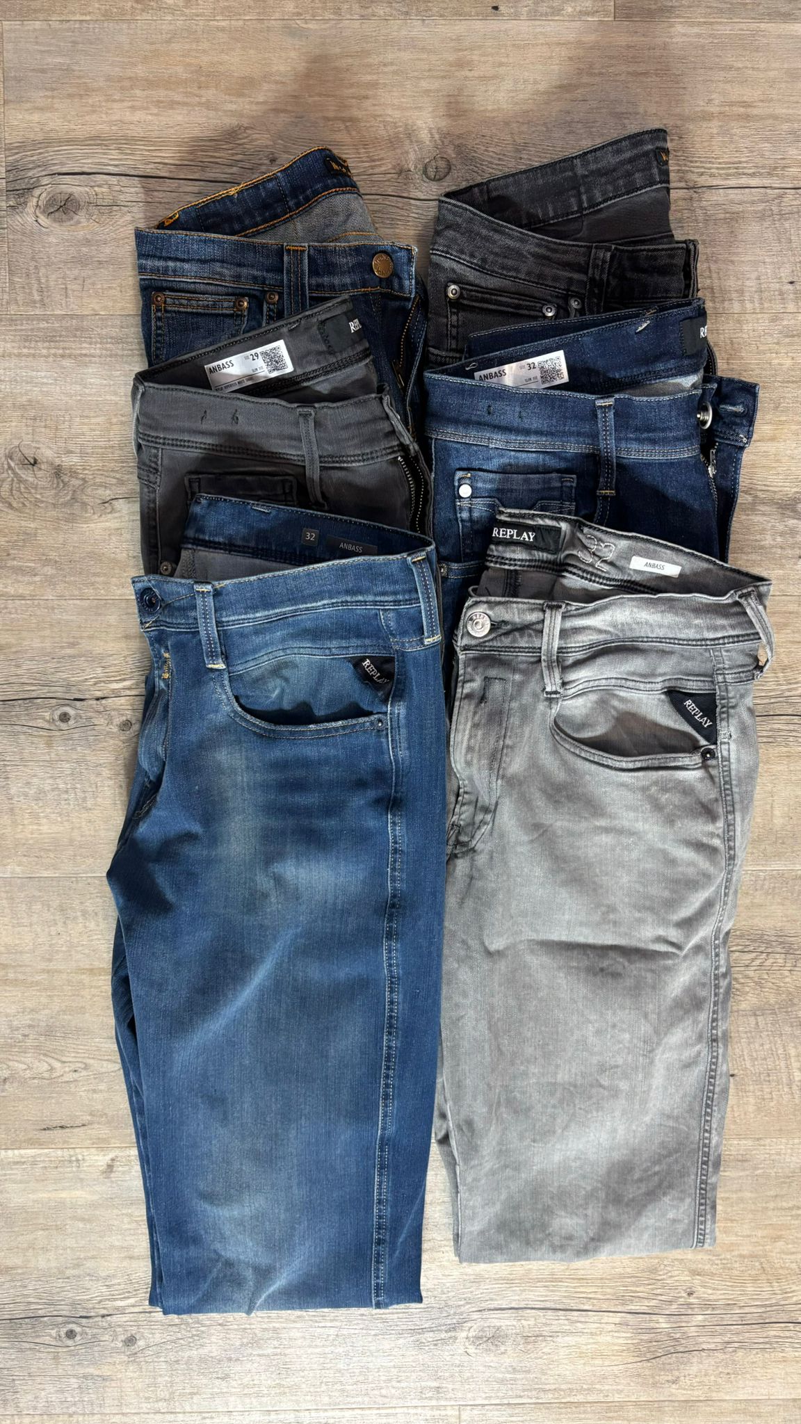 Replay Anbass & Nudie Jeans Bulk x6