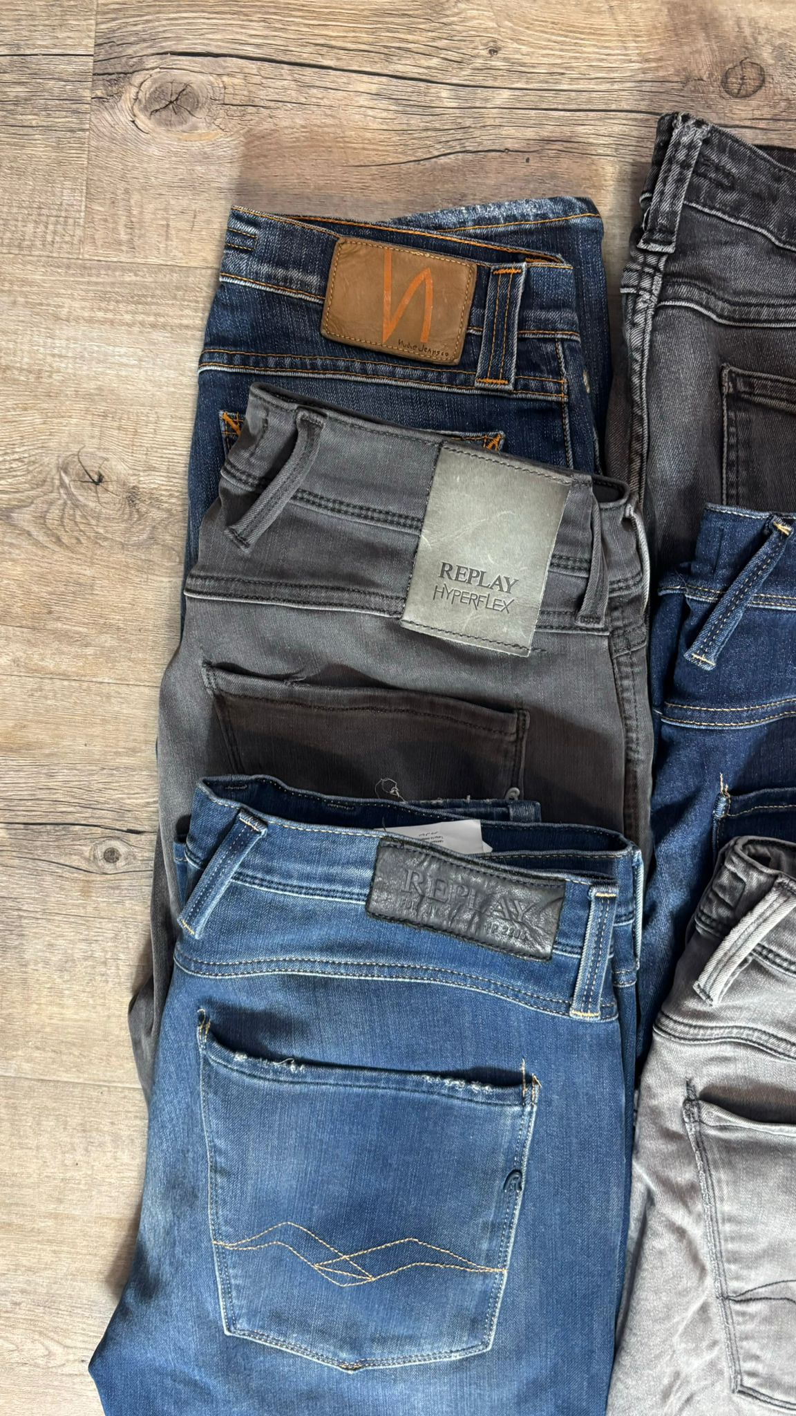 Replay Anbass & Nudie Jeans Bulk x6