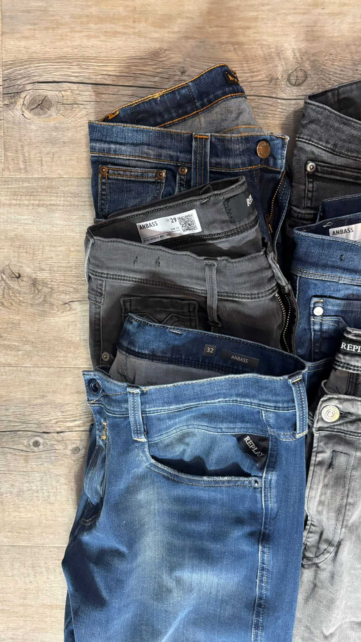 Replay Anbass & Nudie Jeans Bulk x6