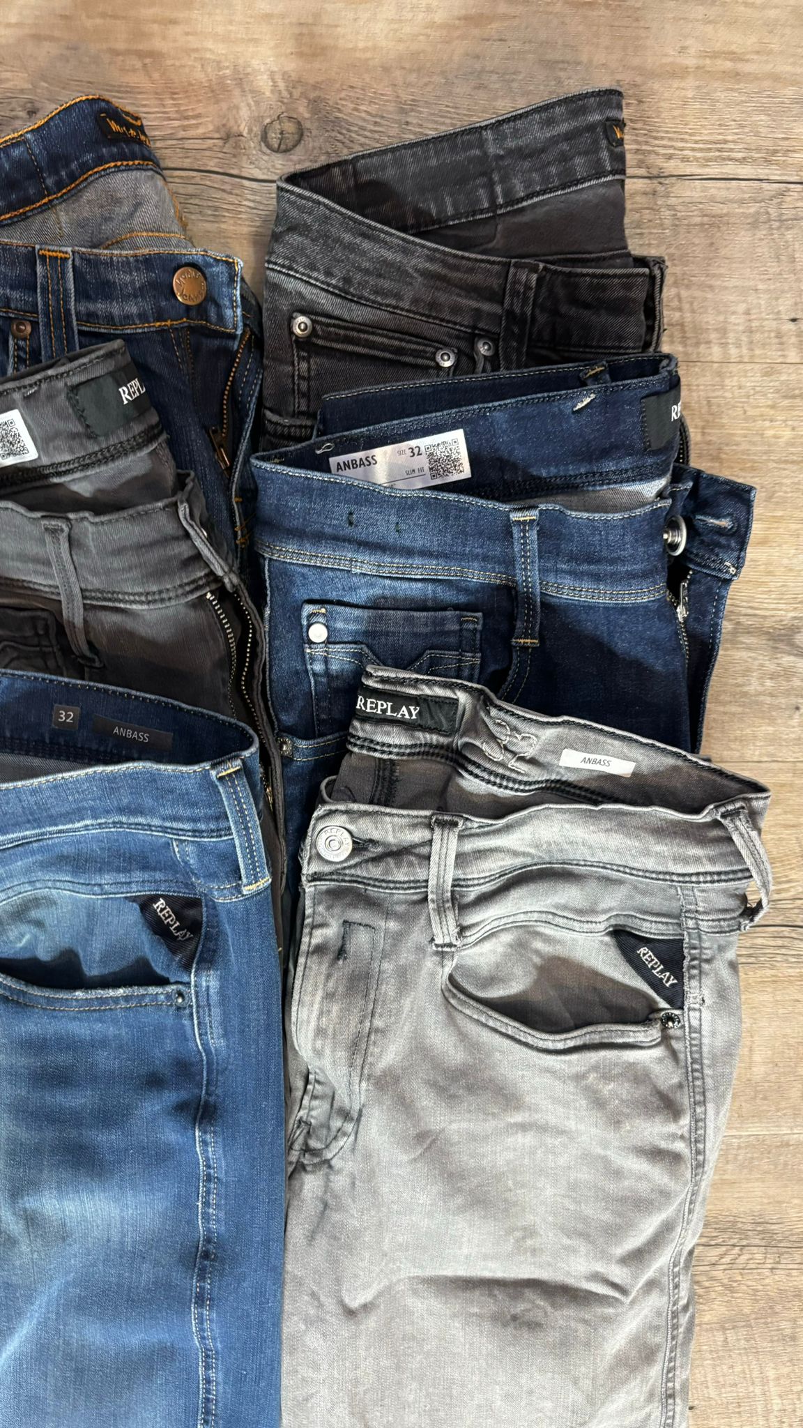 Replay Anbass & Nudie Jeans Bulk x6