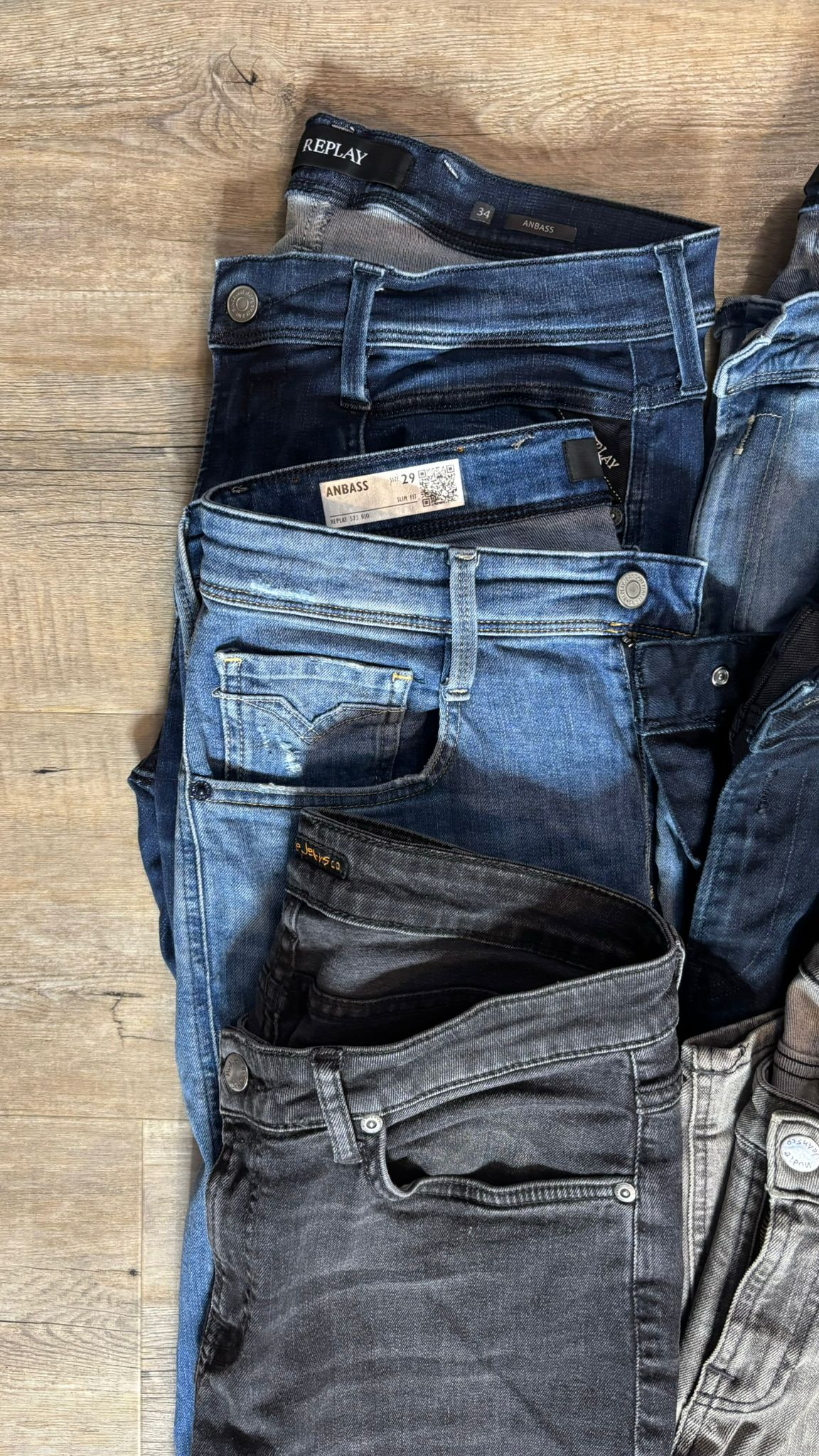 Replay Anbass & Nudie Jeans Bulk x6
