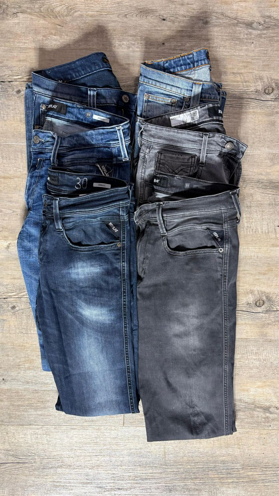 Replay Anbass & Nudie Jeans Bulk x6
