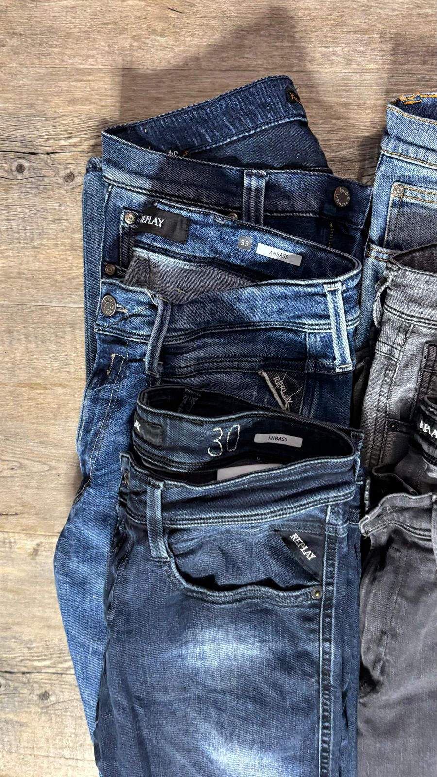 Replay Anbass & Nudie Jeans Bulk x6