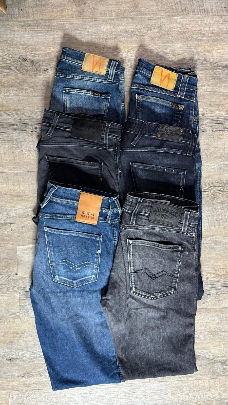 Replay Anbass  & Nudie Jeans Bulk x6