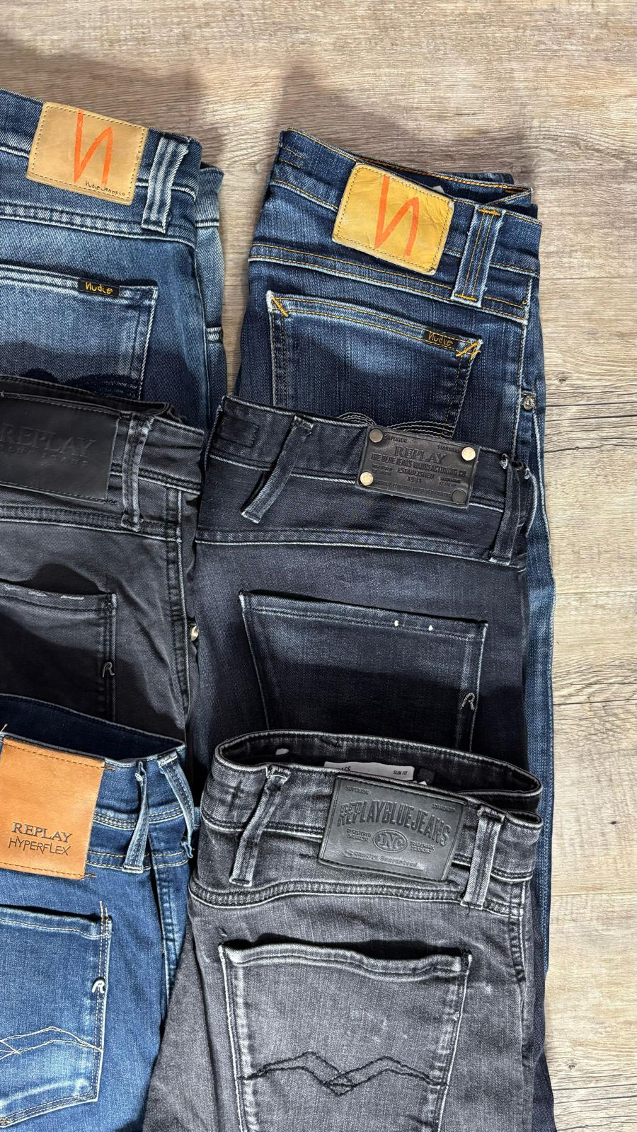 Replay Anbass  & Nudie Jeans Bulk x6