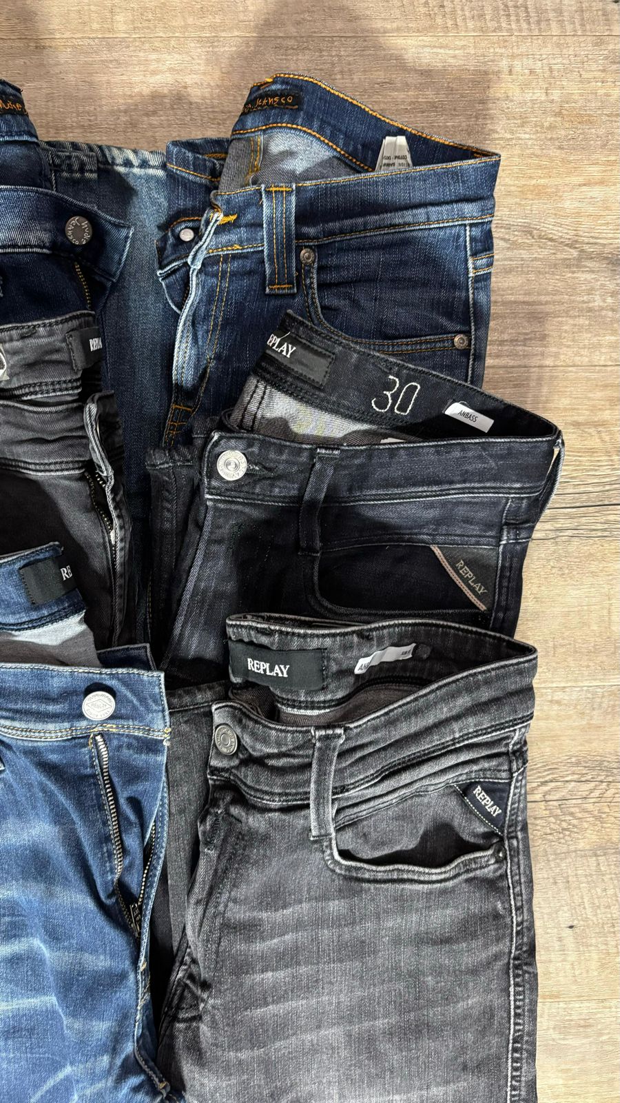 Replay Anbass  & Nudie Jeans Bulk x6