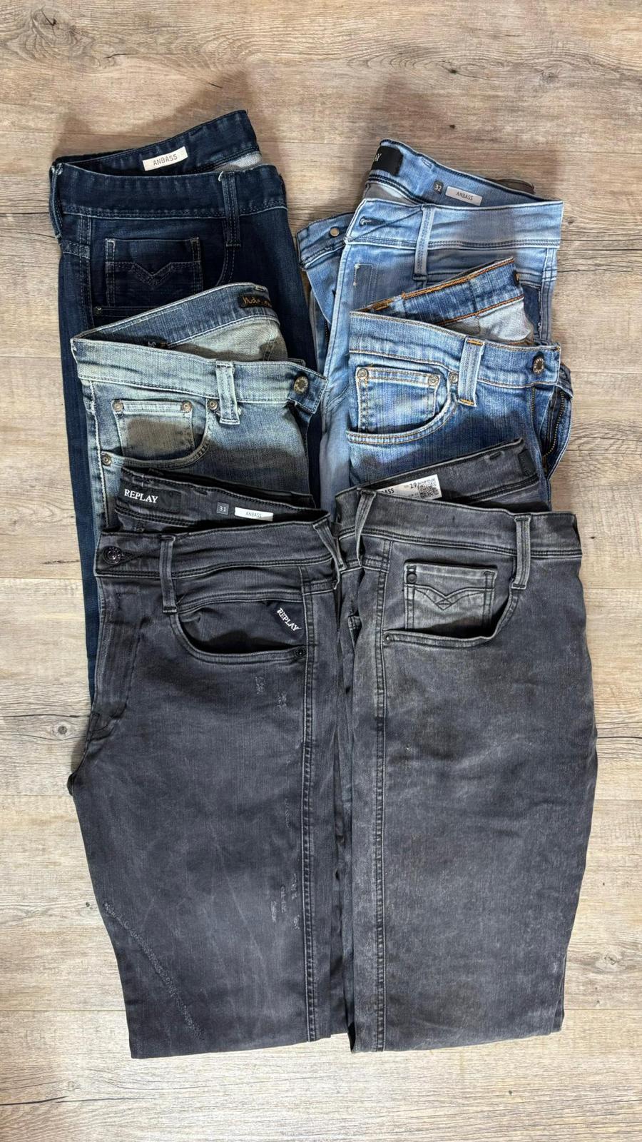 Replay & Nudie Jeans Bulk x6