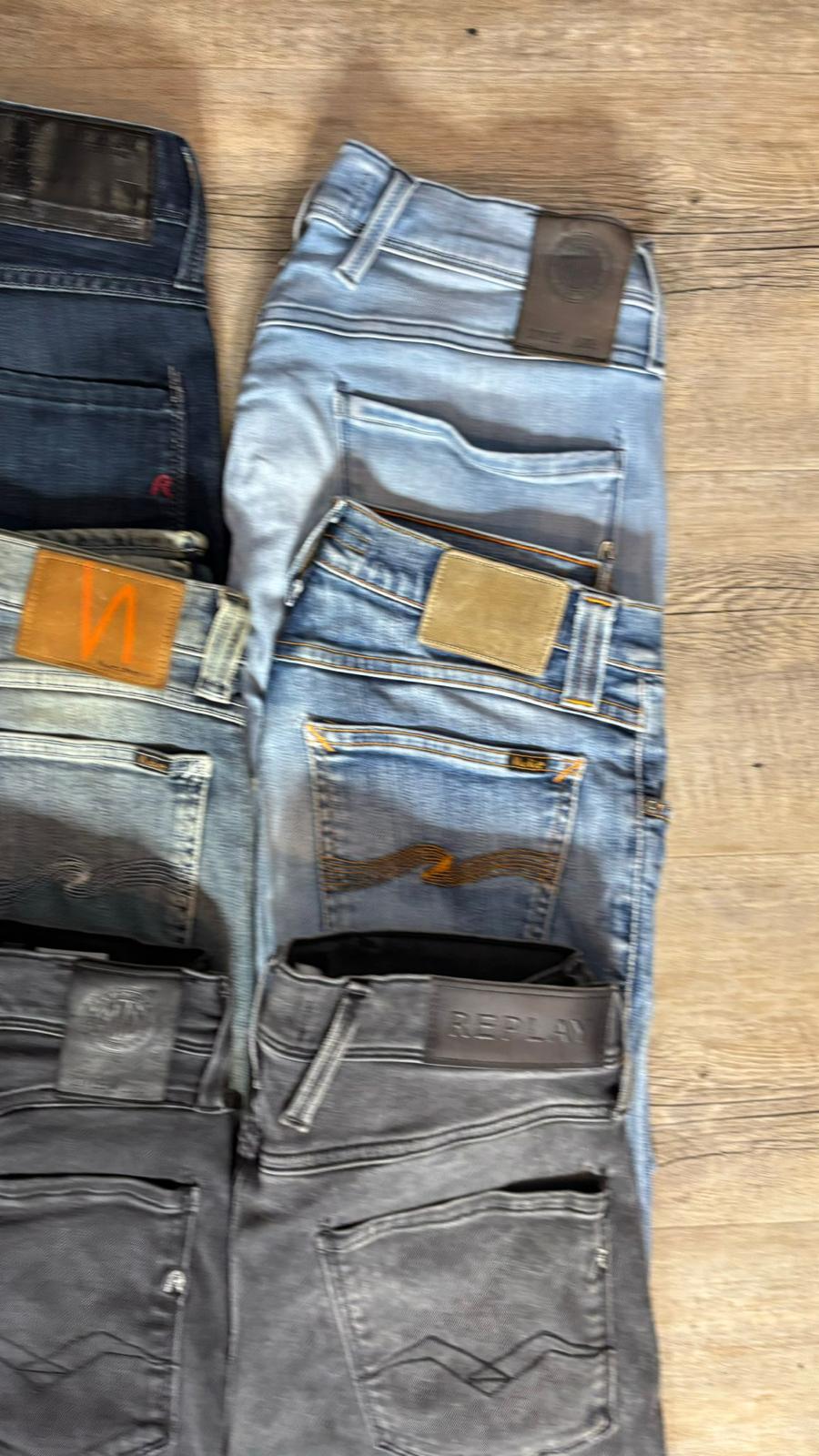 Replay & Nudie Jeans Bulk x6