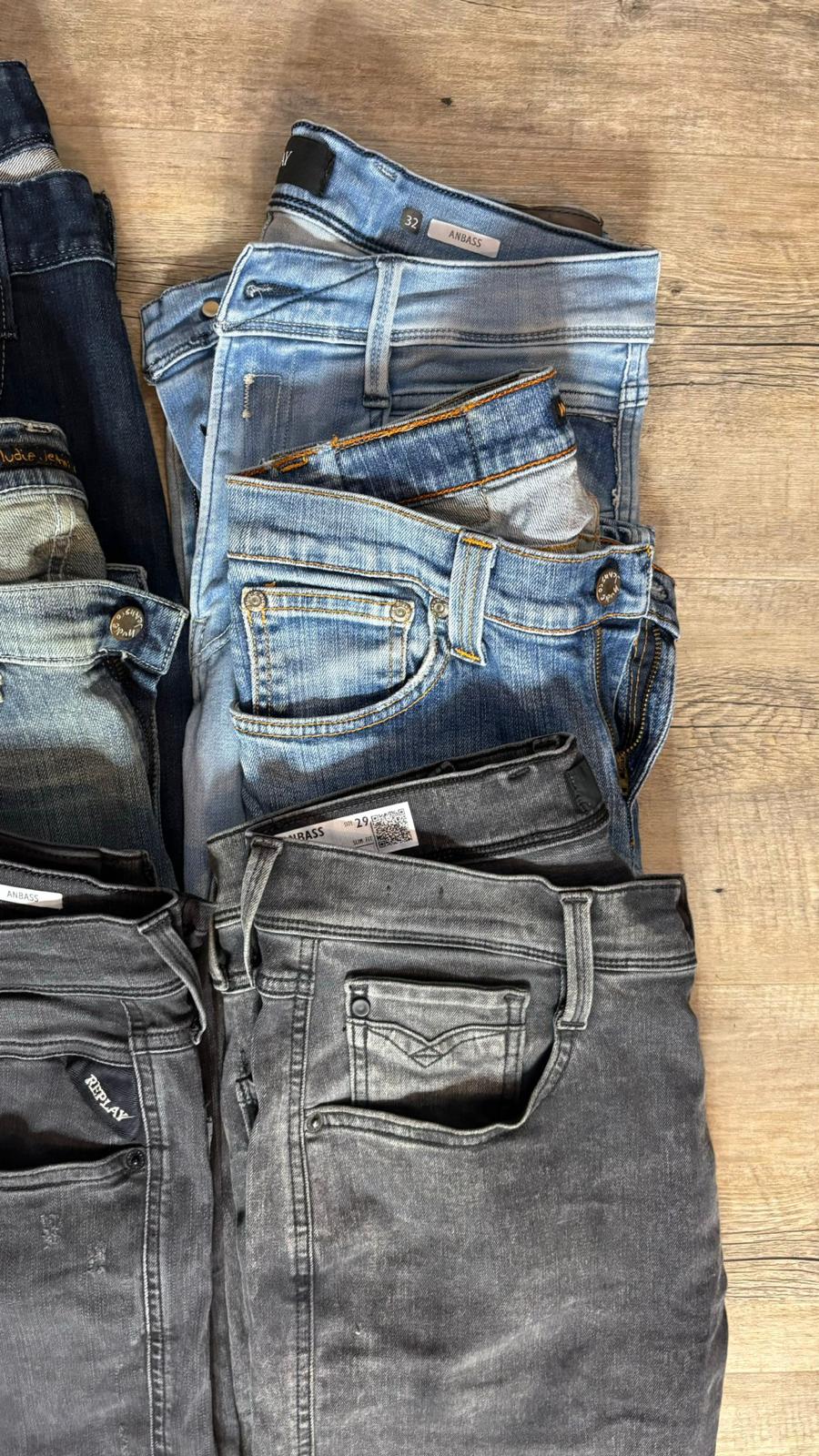 Replay & Nudie Jeans Bulk x6