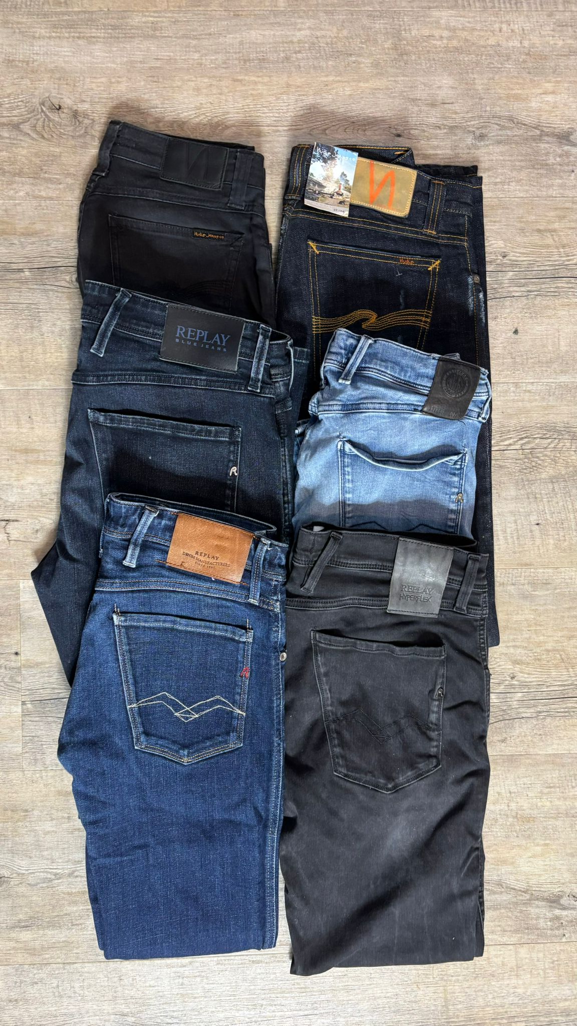 Replay Anbass & Nudie Jeans Bulk x6