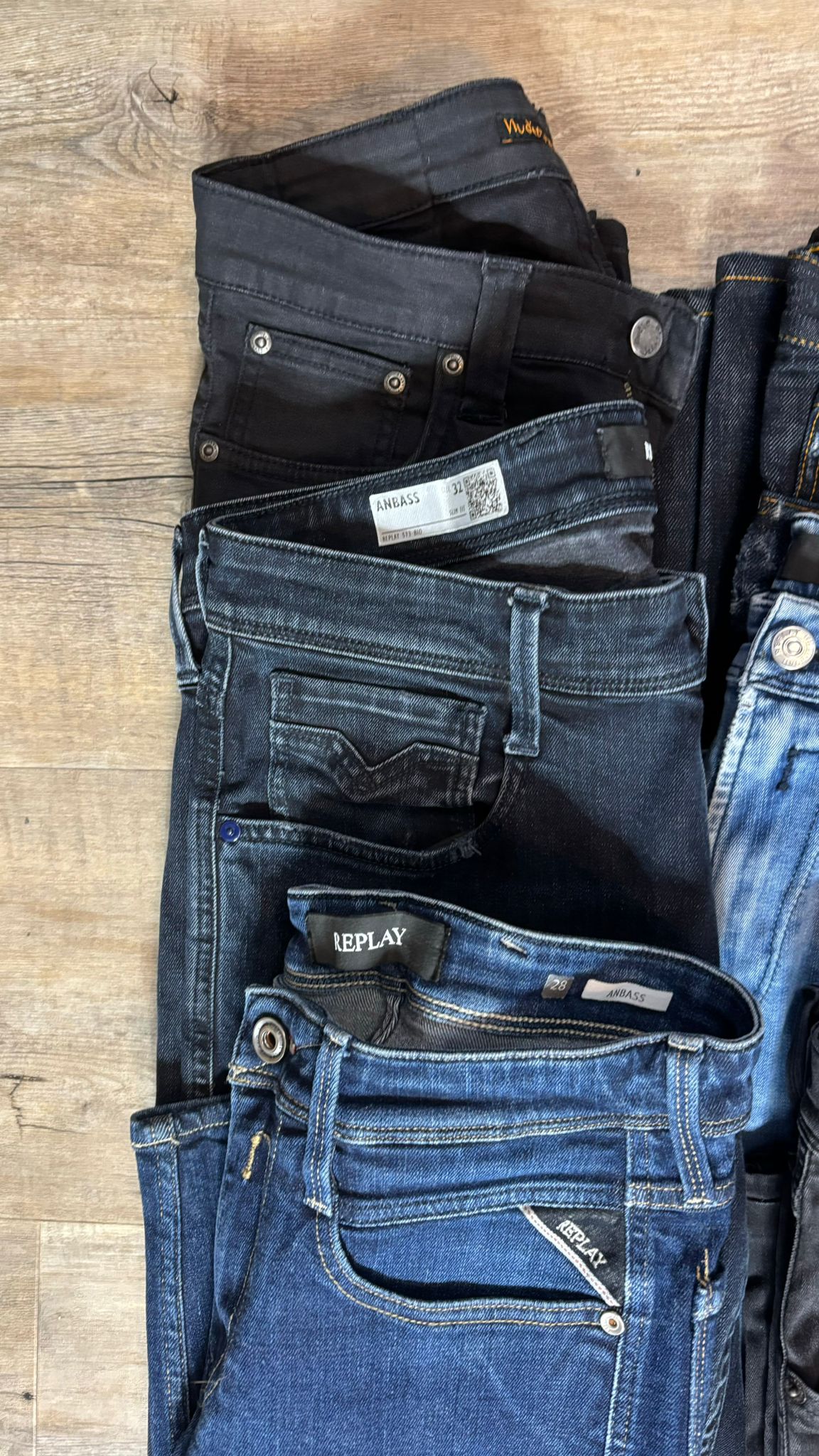 Replay Anbass & Nudie Jeans Bulk x6