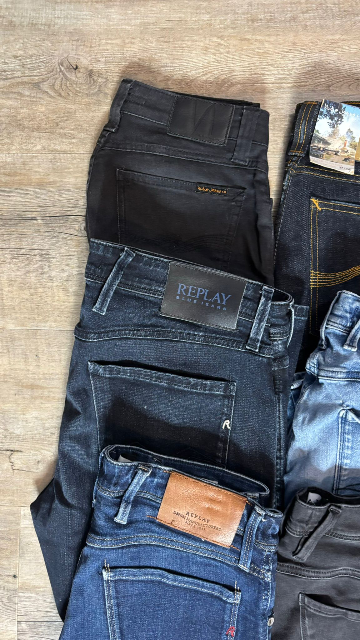 Replay Anbass & Nudie Jeans Bulk x6